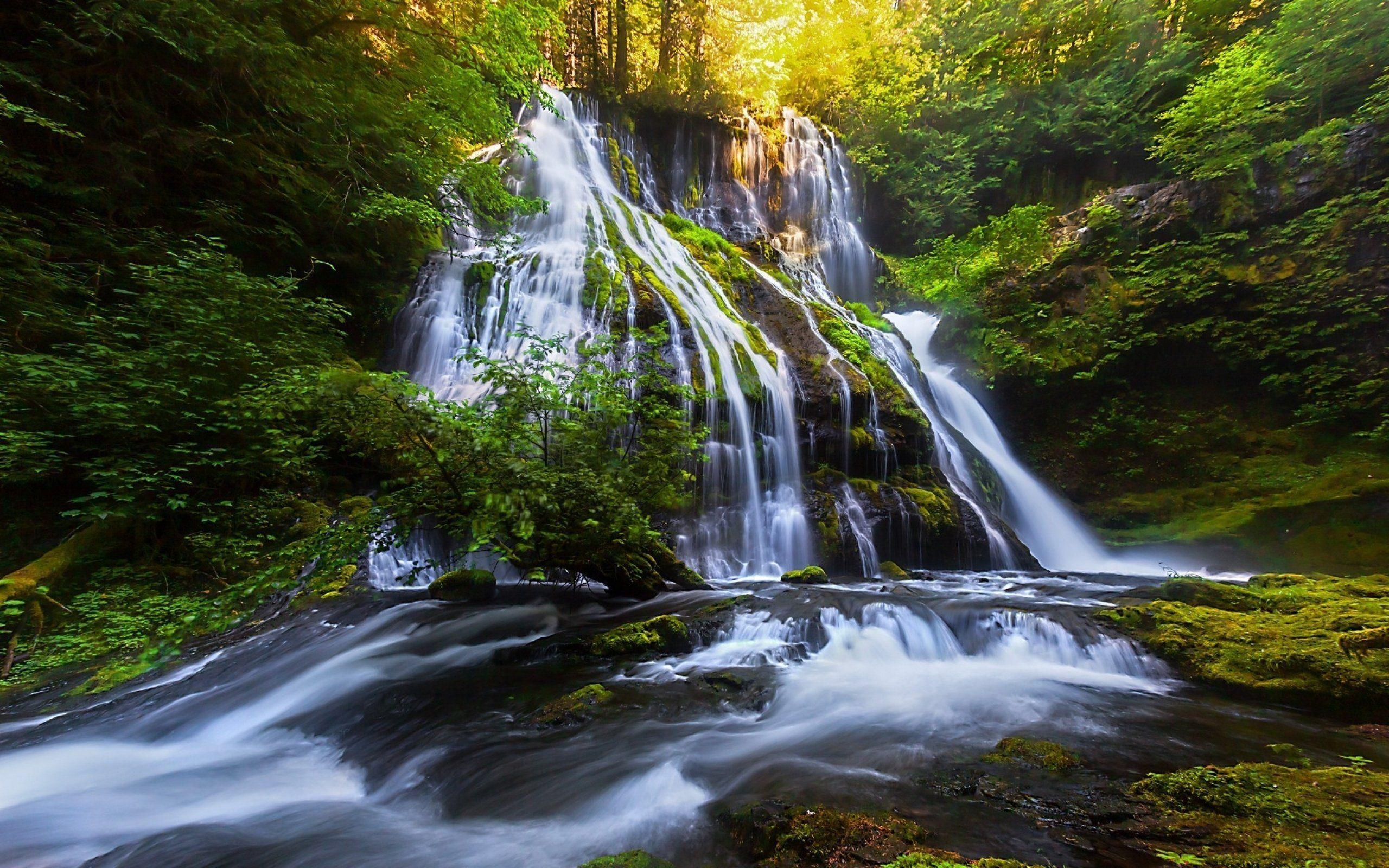 2560x1600 Waterfall Landscape Wallpaper