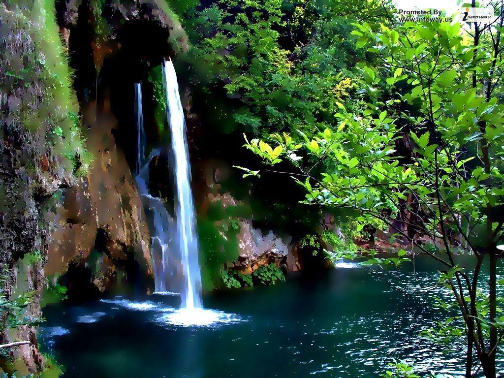 1024x768 Waterfalls wallpaper