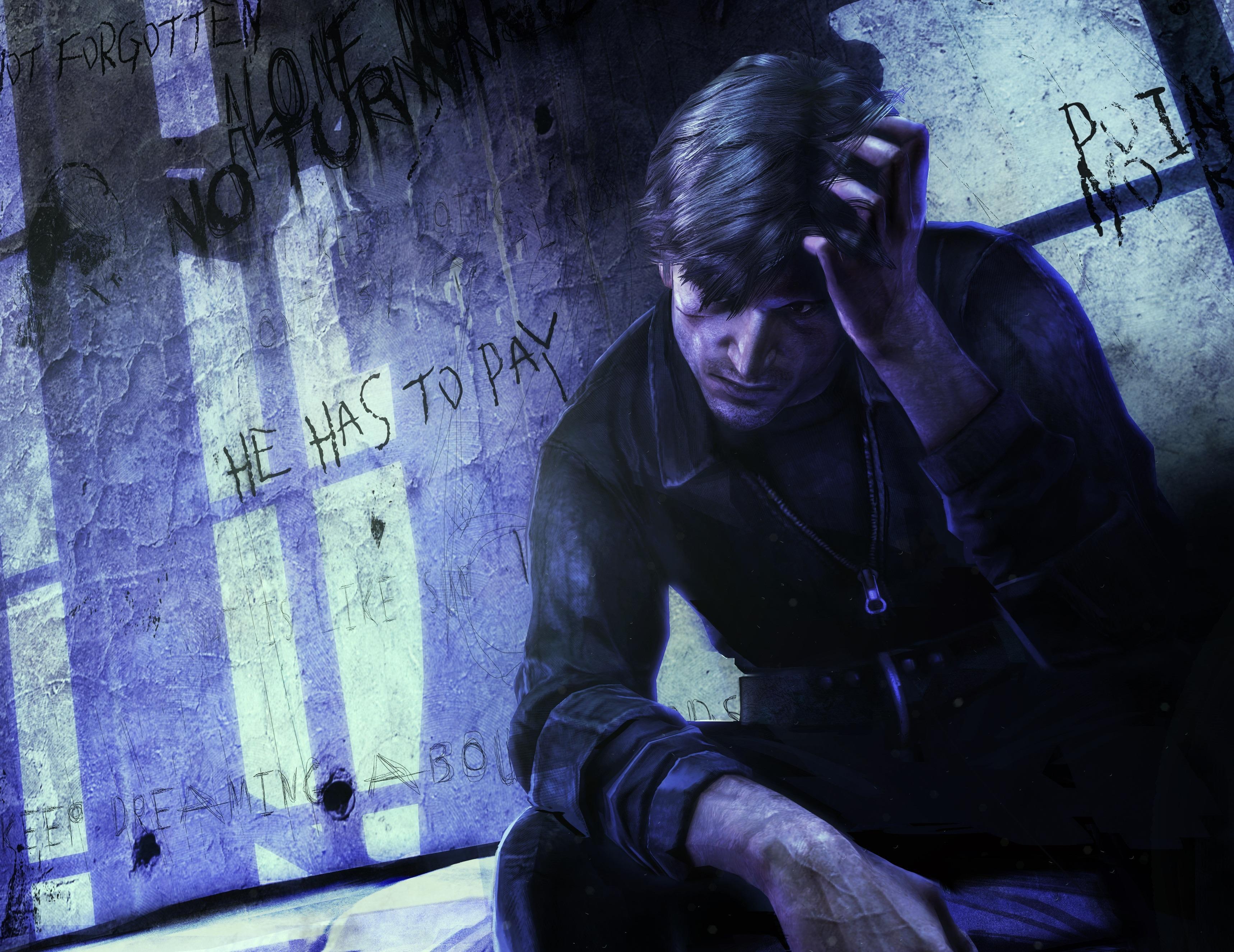 3436x2650 wallpaper silent hill downpour, silent hill, murphy