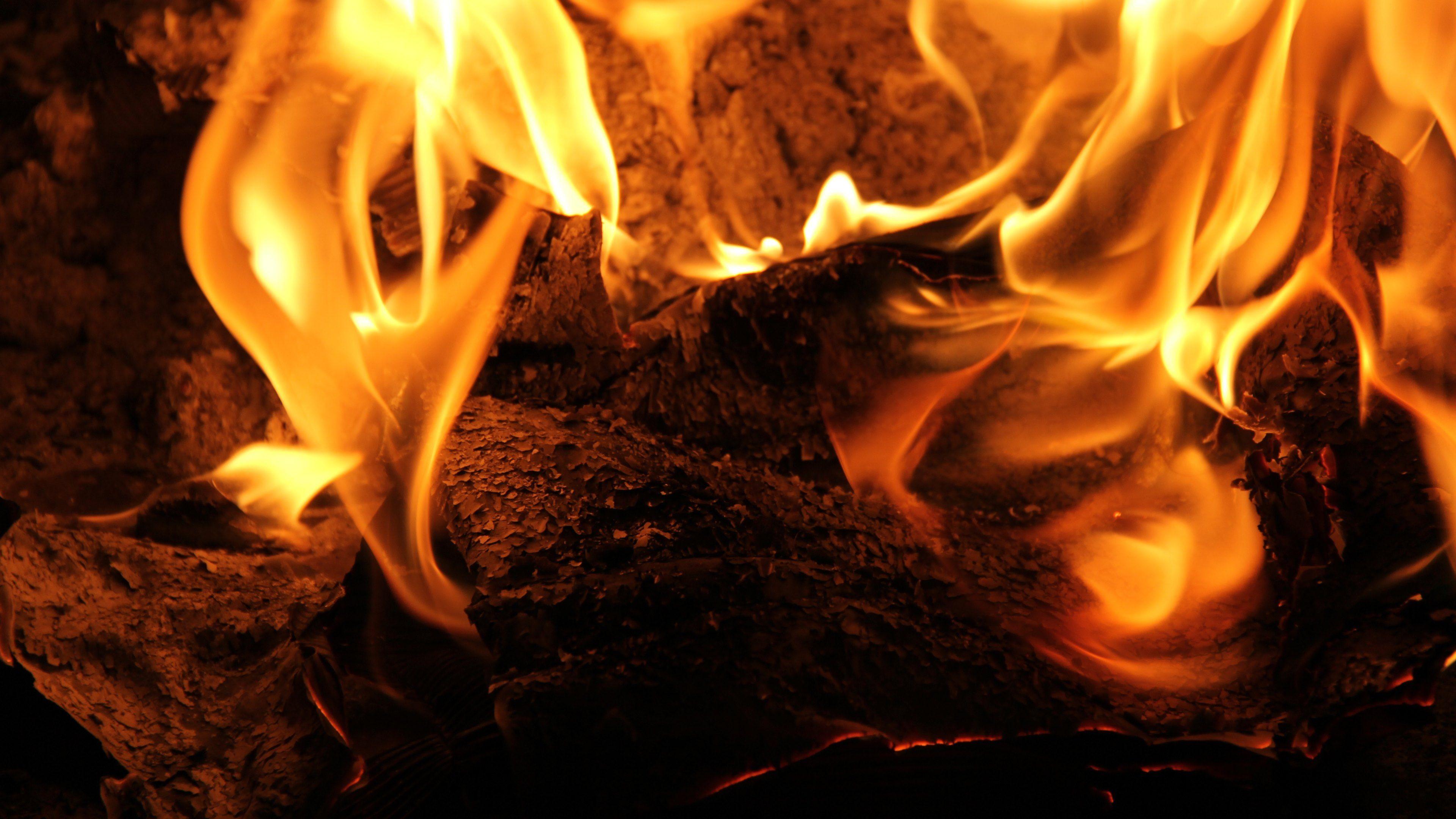 3840x2160 4K Fire Wallpaper High Quality