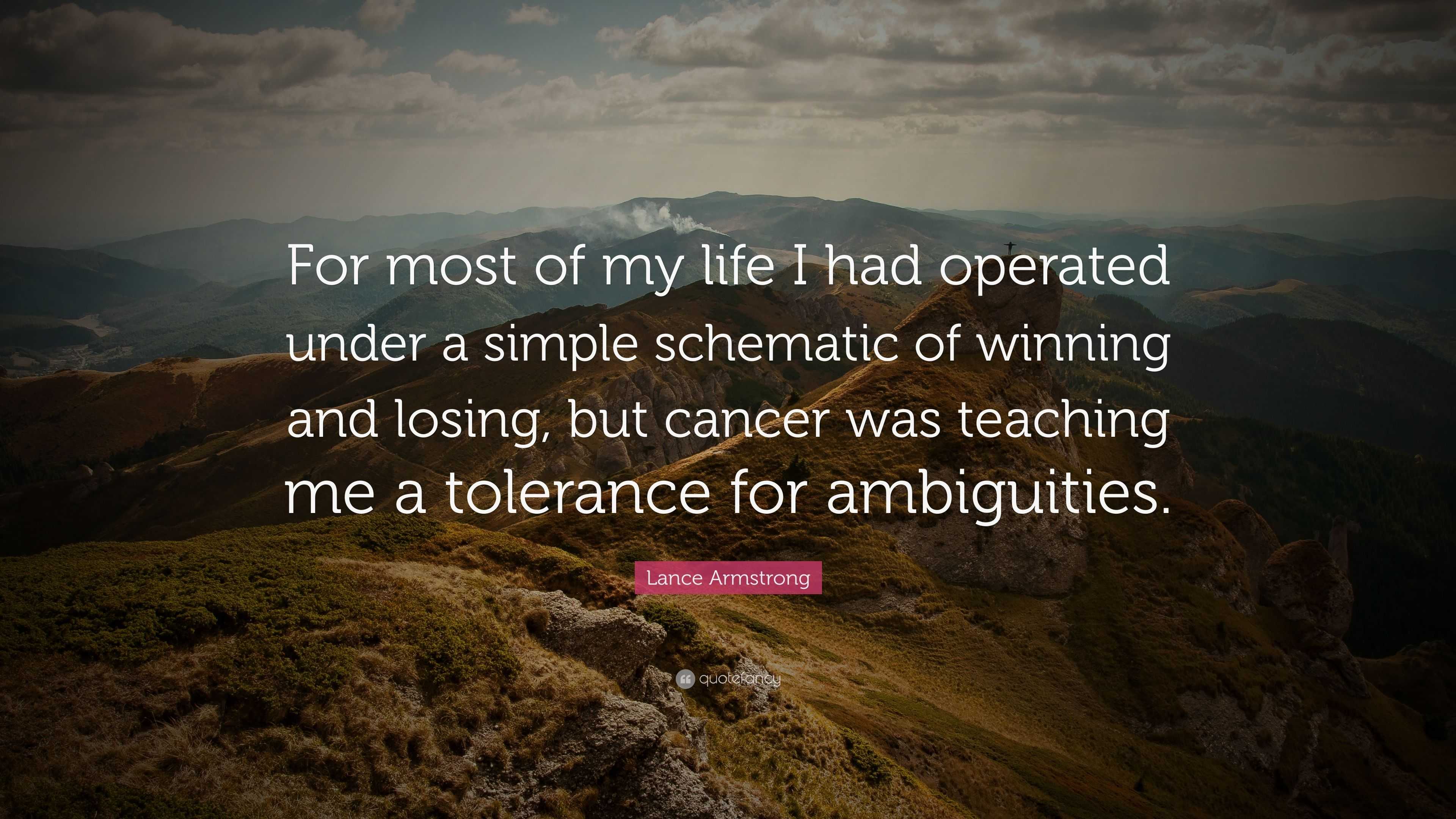 3840x2160 Lance Armstrong Quote: “For most of my