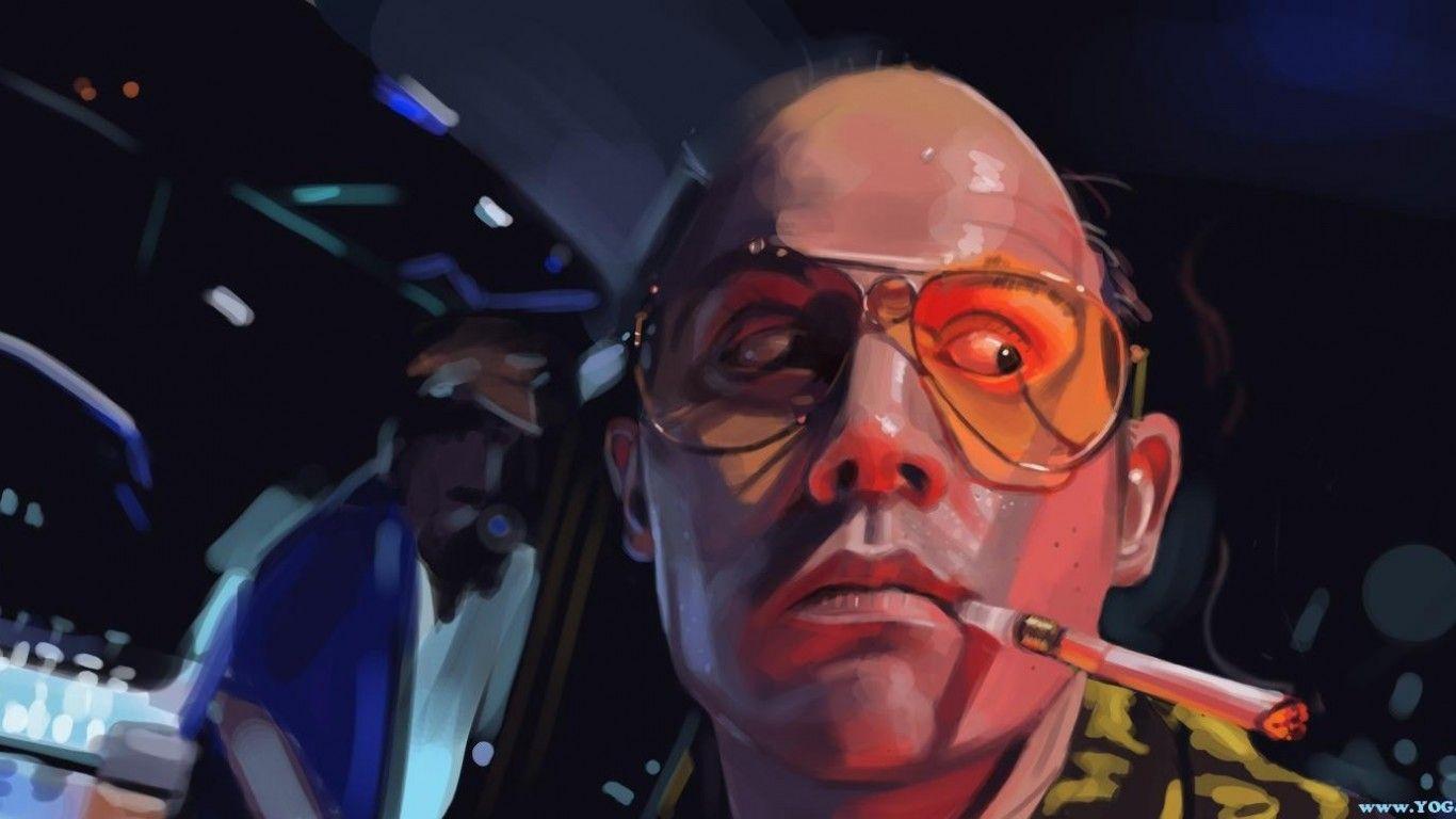 1366x768 Hunter S Thompson Wallpaper