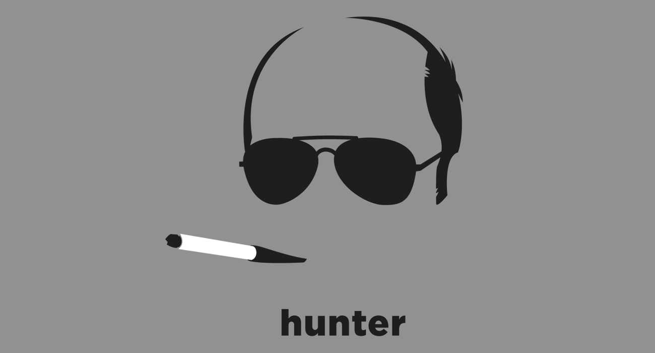 1300x700 Hunter S Thompson T Shirt From Hirsute