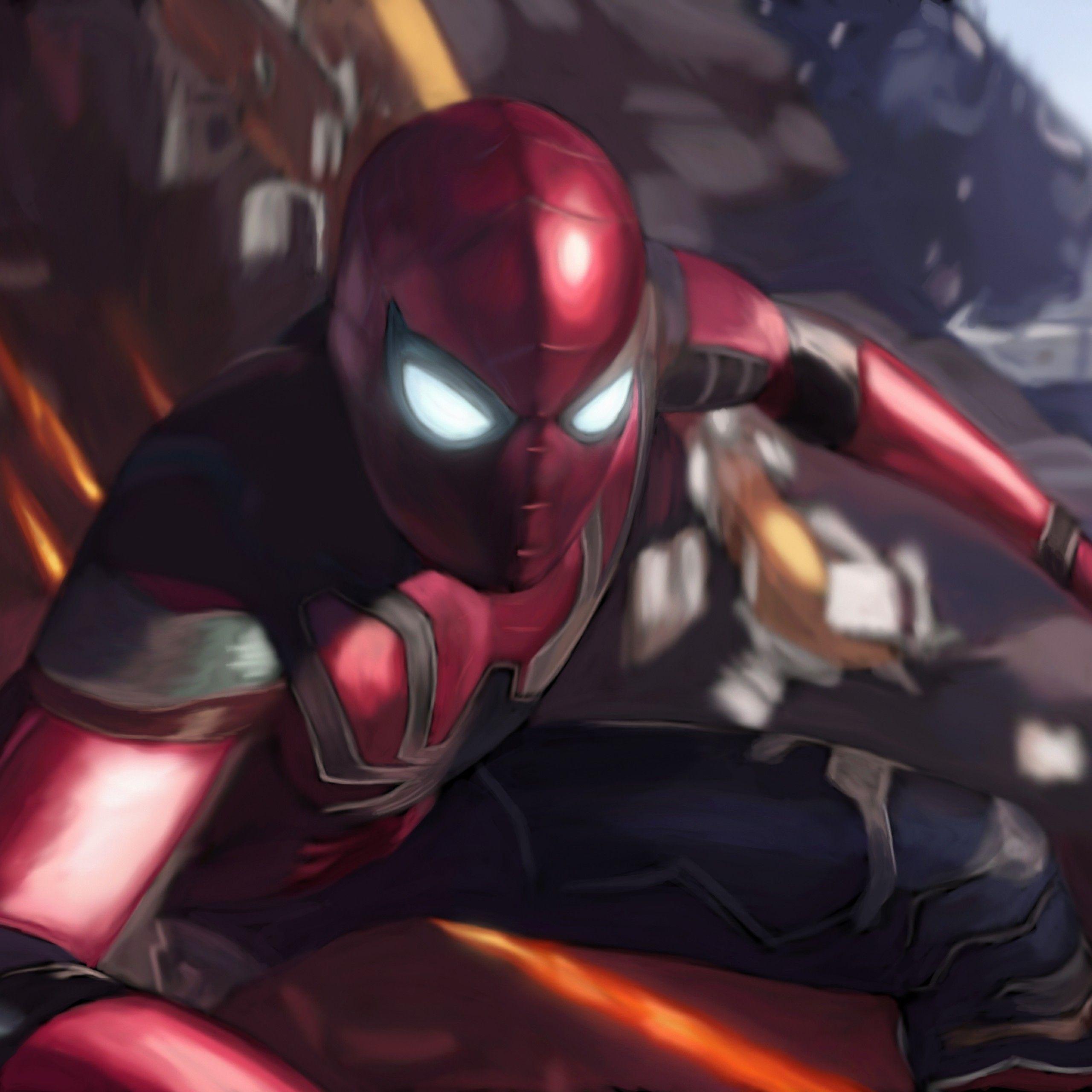 2560x2560 Wallpaper Spider Man, Avengers: Infinity War, HD