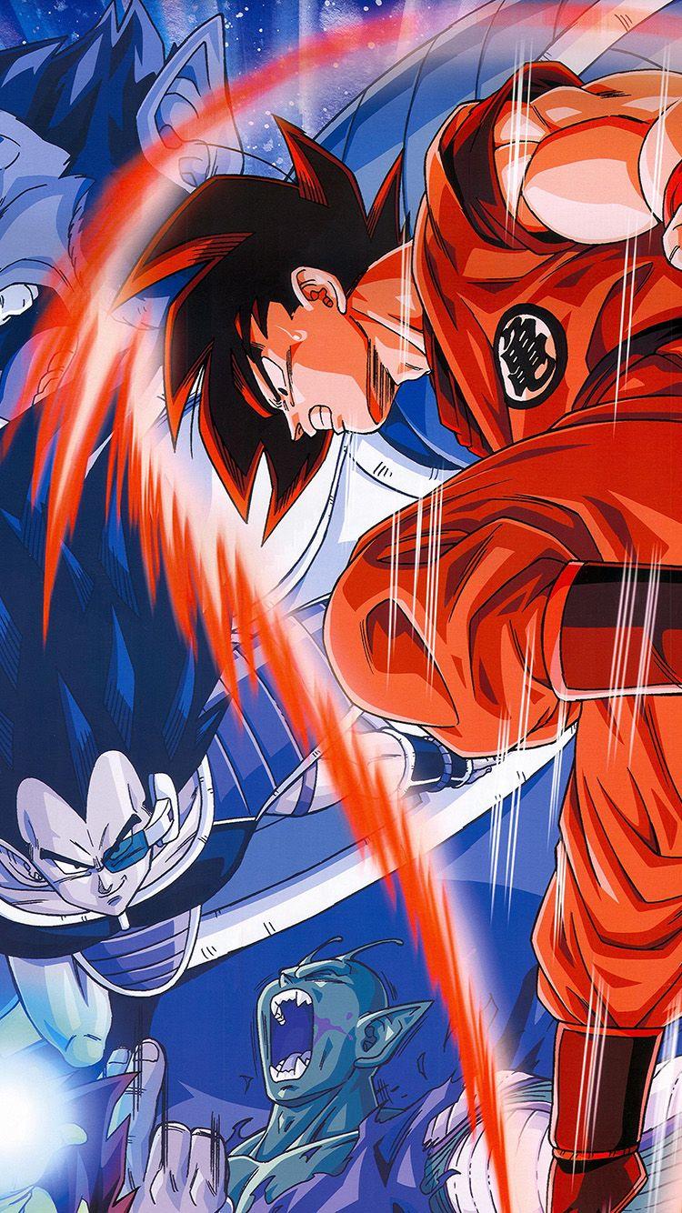 750x1334 iPhone 8 wallpaper. dragonball art