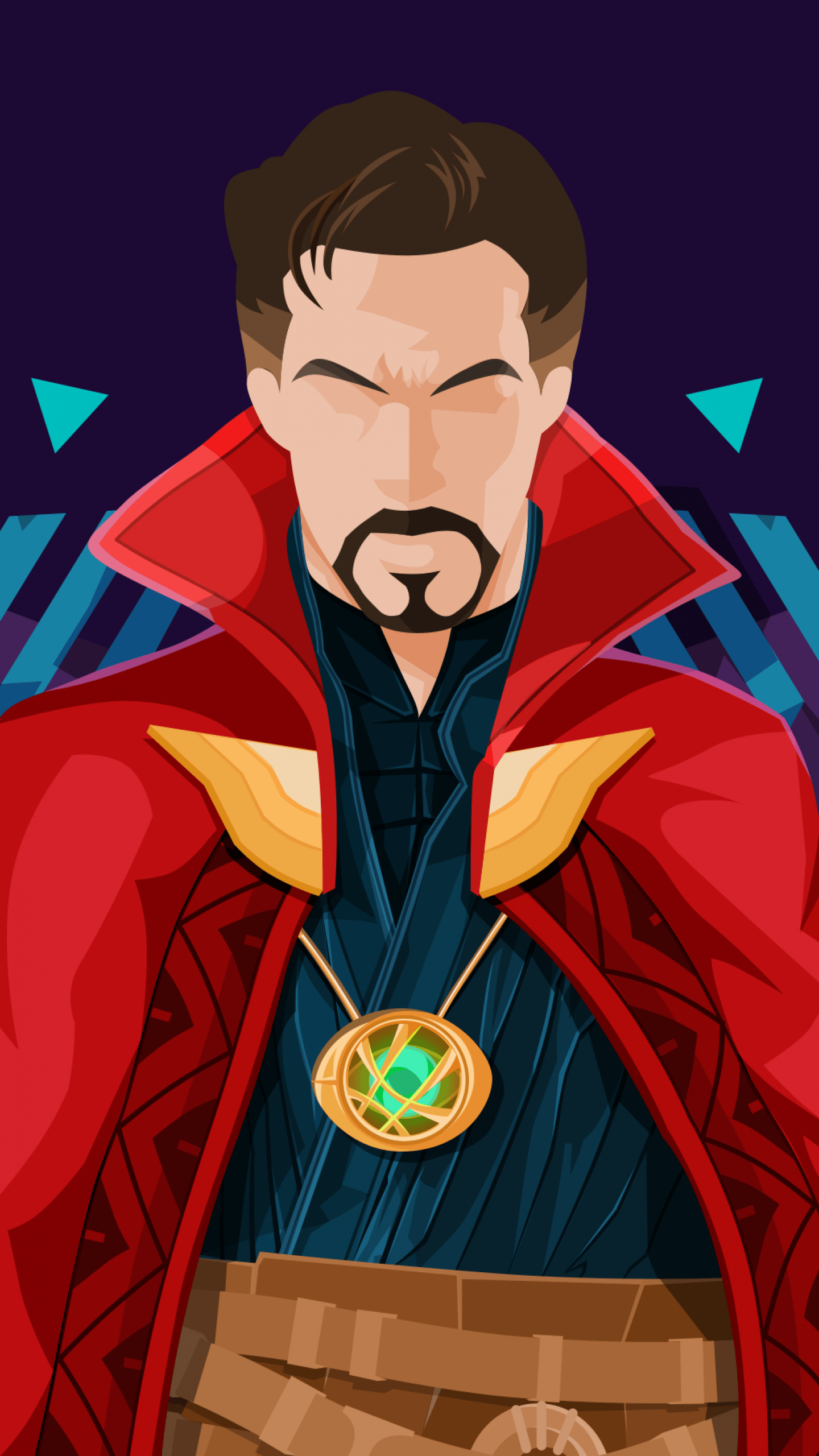 1440x2560 Wallpaper Doctor Strange, Artwork, Minimal, HD, Movies