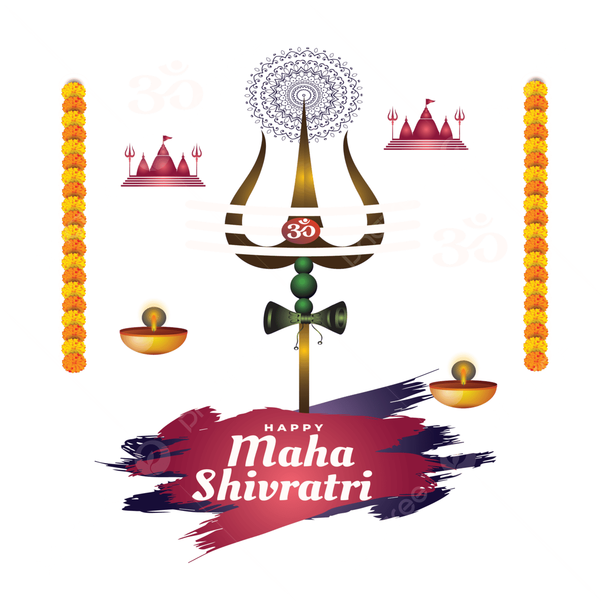 1200x1200 Happy Maha Shivratri Free