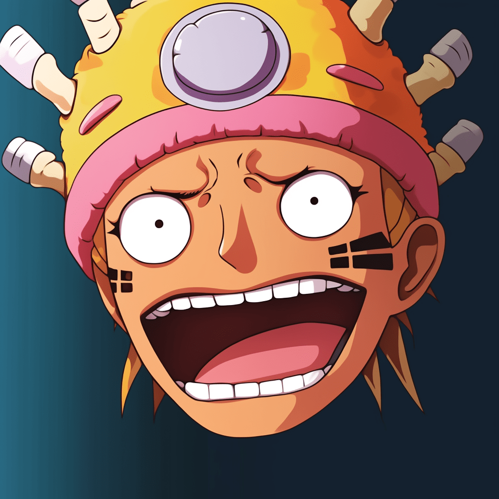 1024x1024 Laugh With Chopper with anime