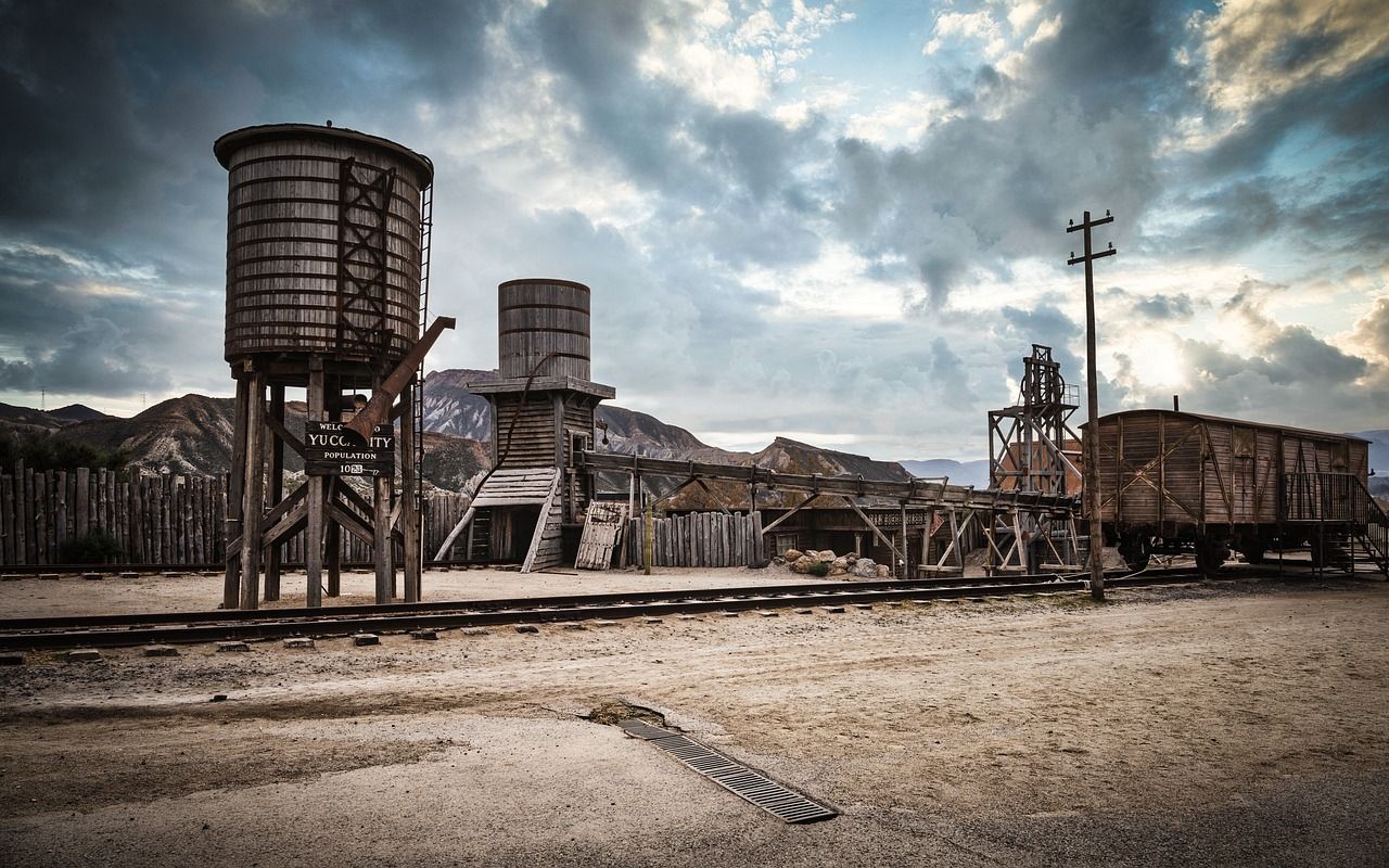 1280x800 Western Town Mine