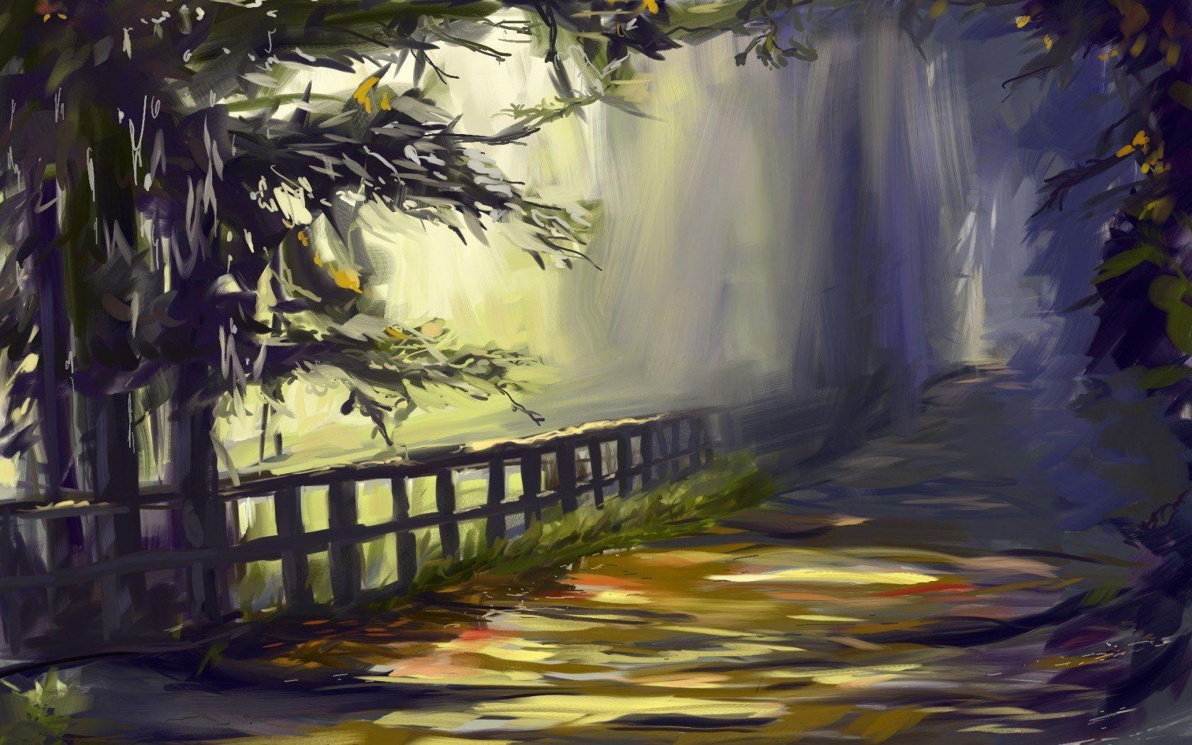 1680x1050 Art Painting Wallpaper