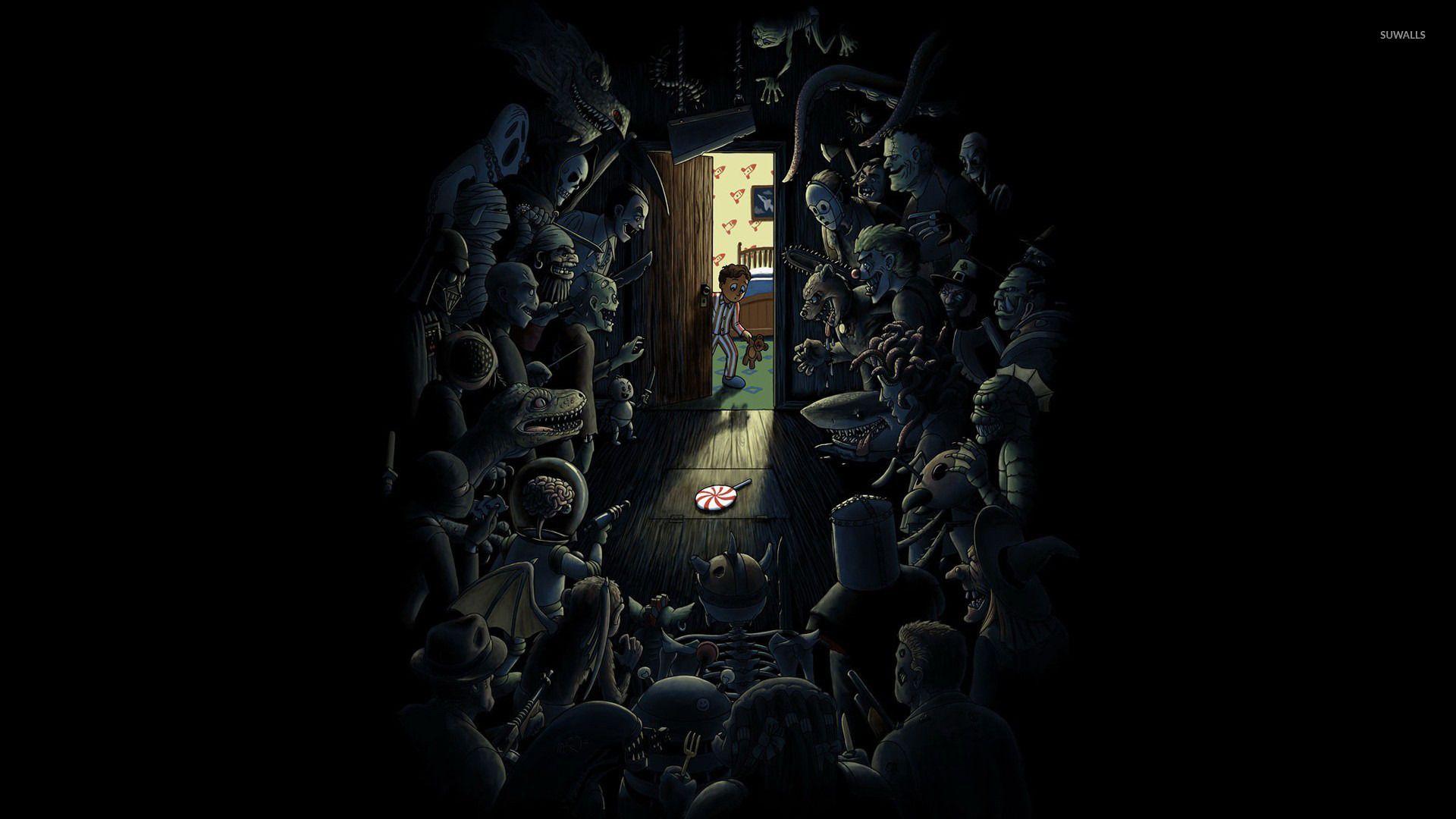 1920x1080 Monsters in the closet wallpaper