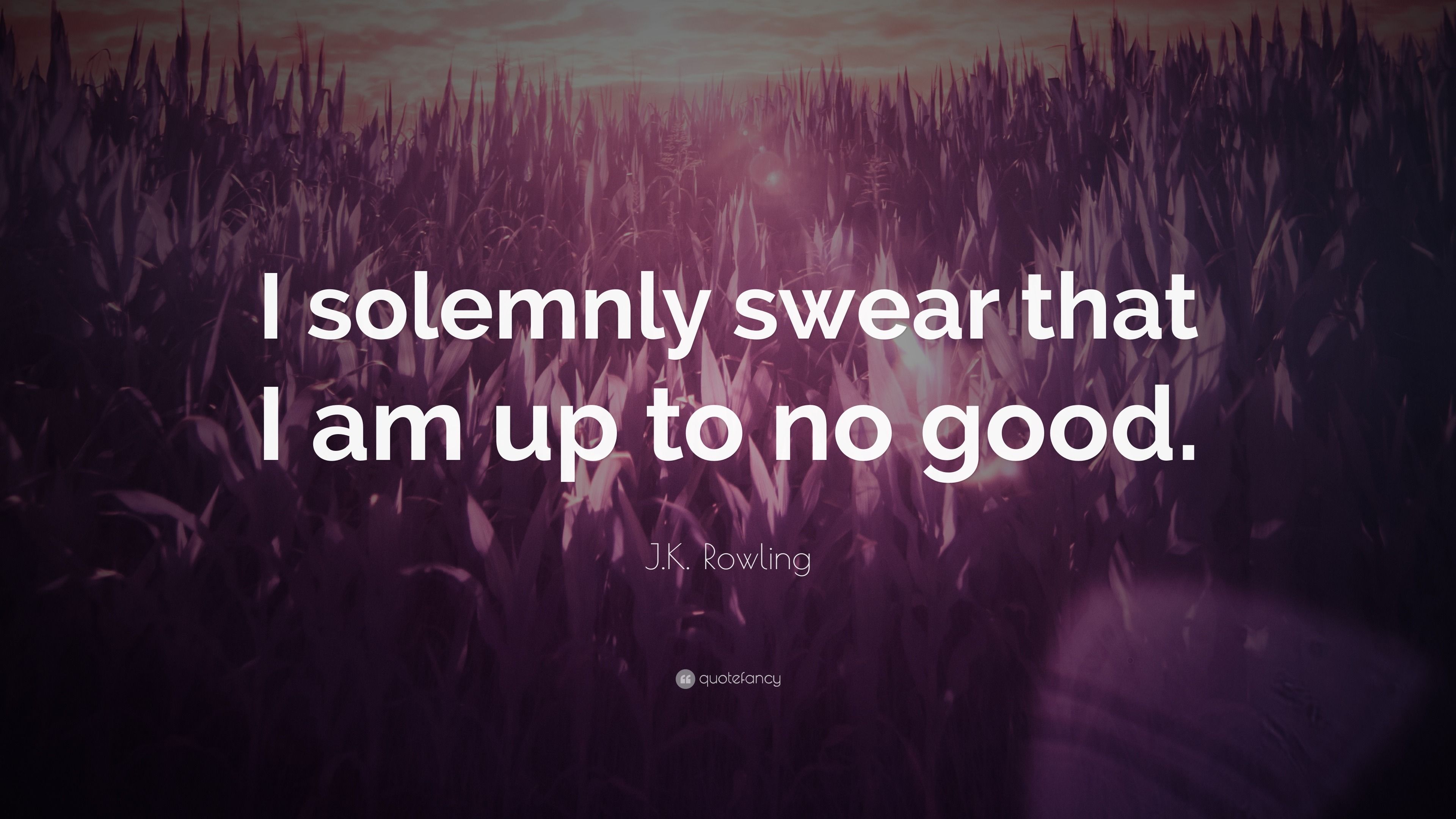 3840x2160 J.K. Rowling Quote: “I solemnly swear