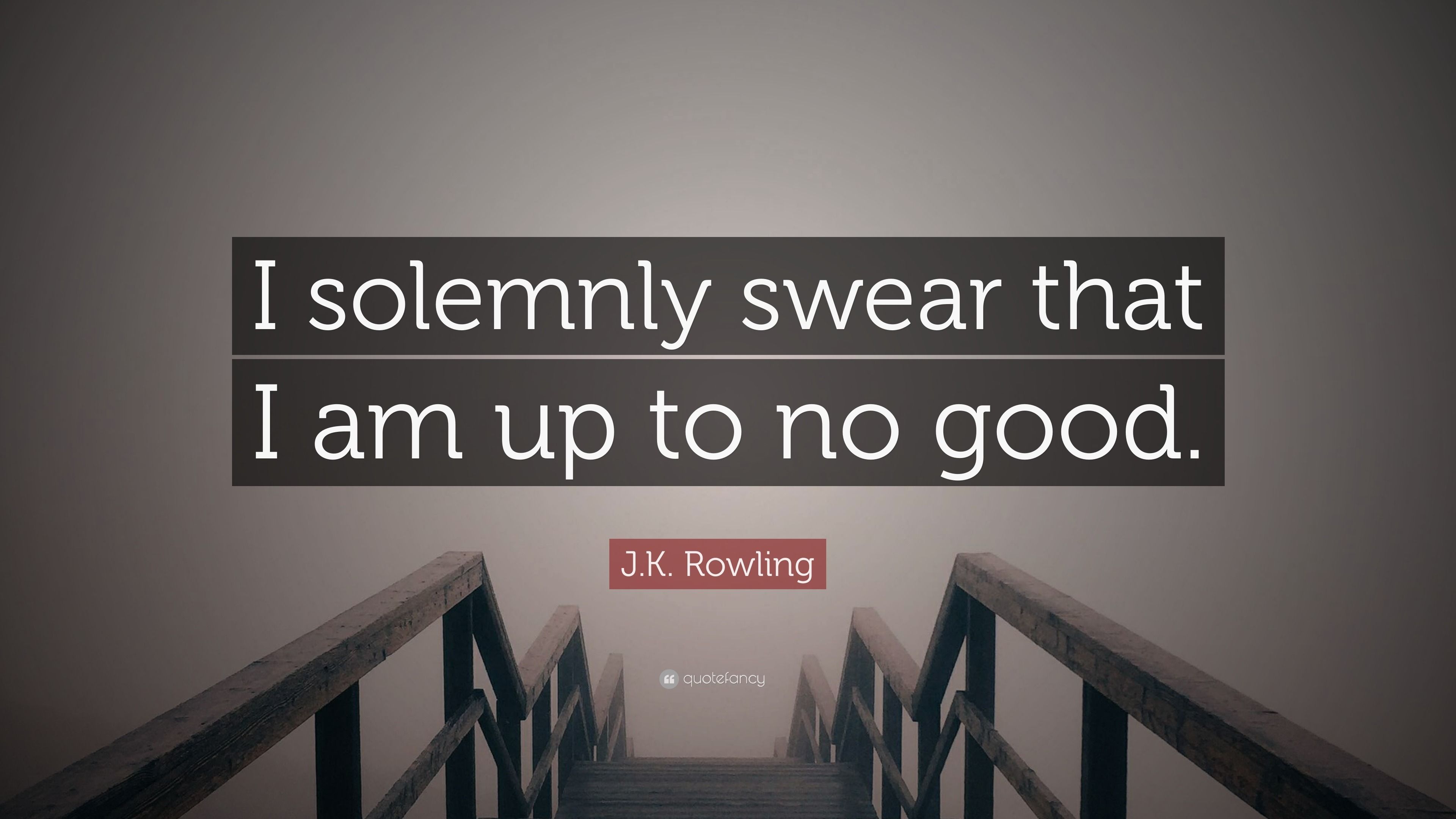 3840x2160 J.K. Rowling Quote: “I solemnly swear