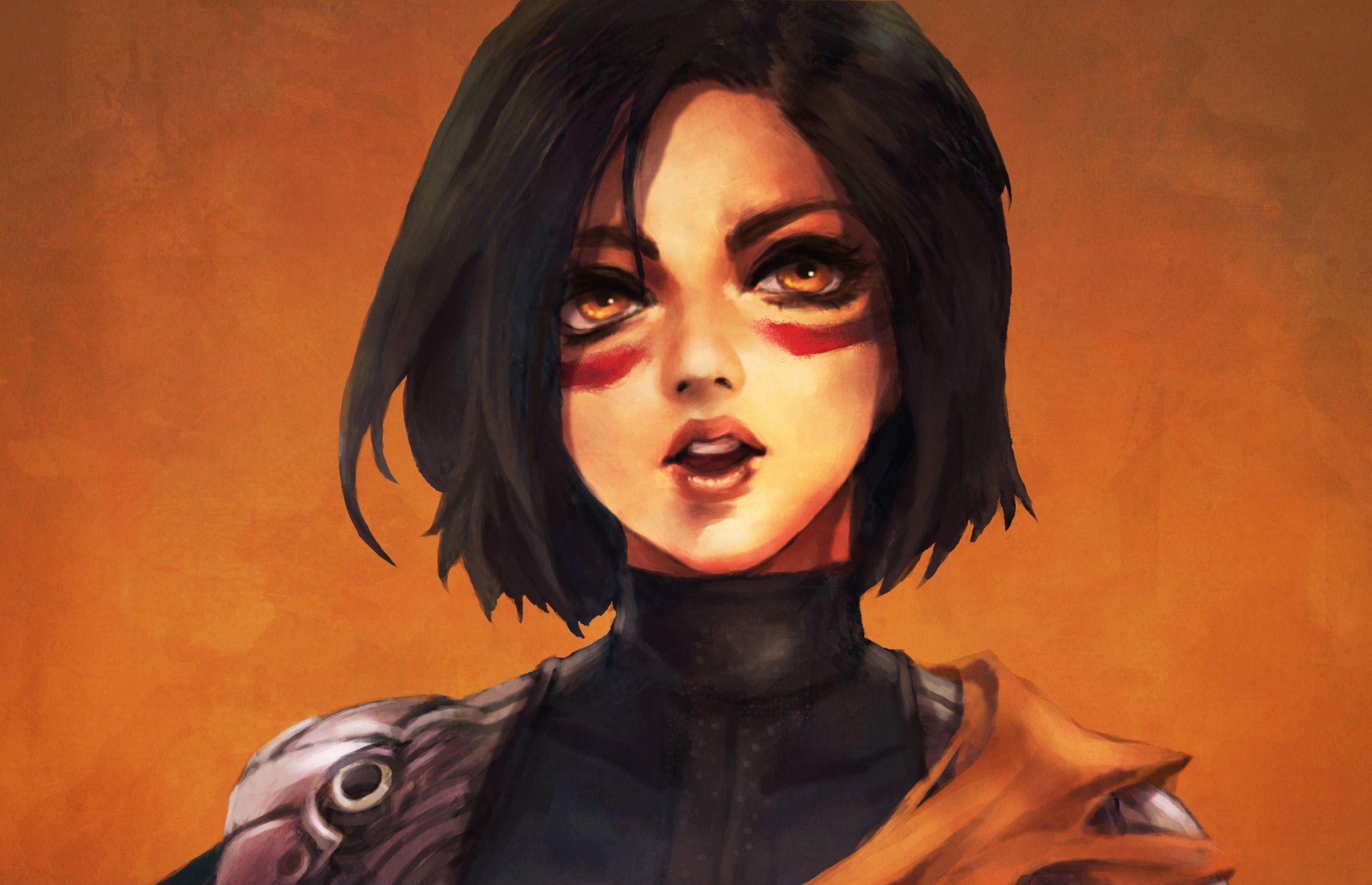 2480x1600 Alita Battle Angel Wallpaper painting
