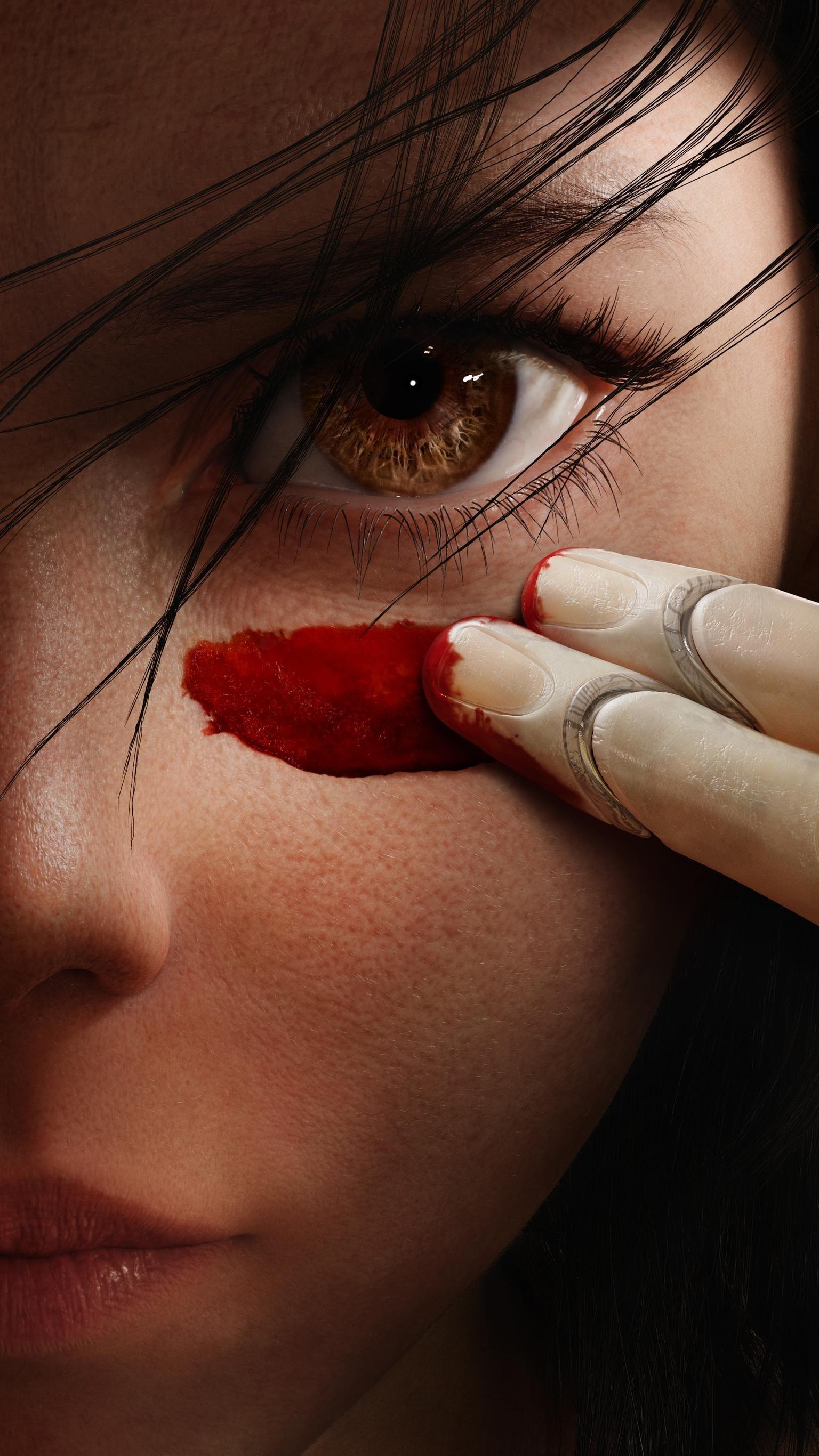 1536x2732 Alita: Battle Angel (2019) Phone Wallpaper. Coming