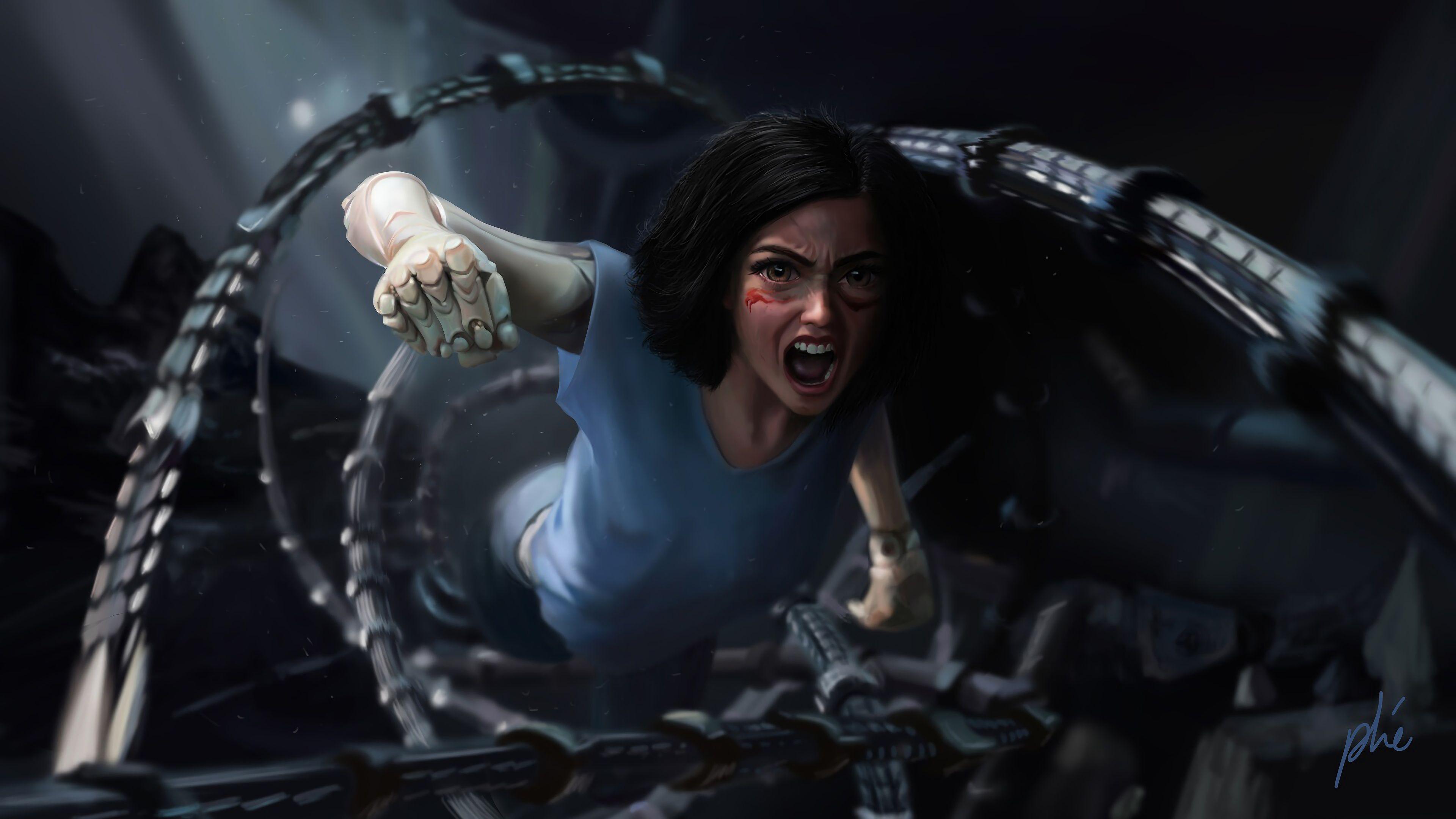 3840x2160 3840x2160 battle angel alita computer background