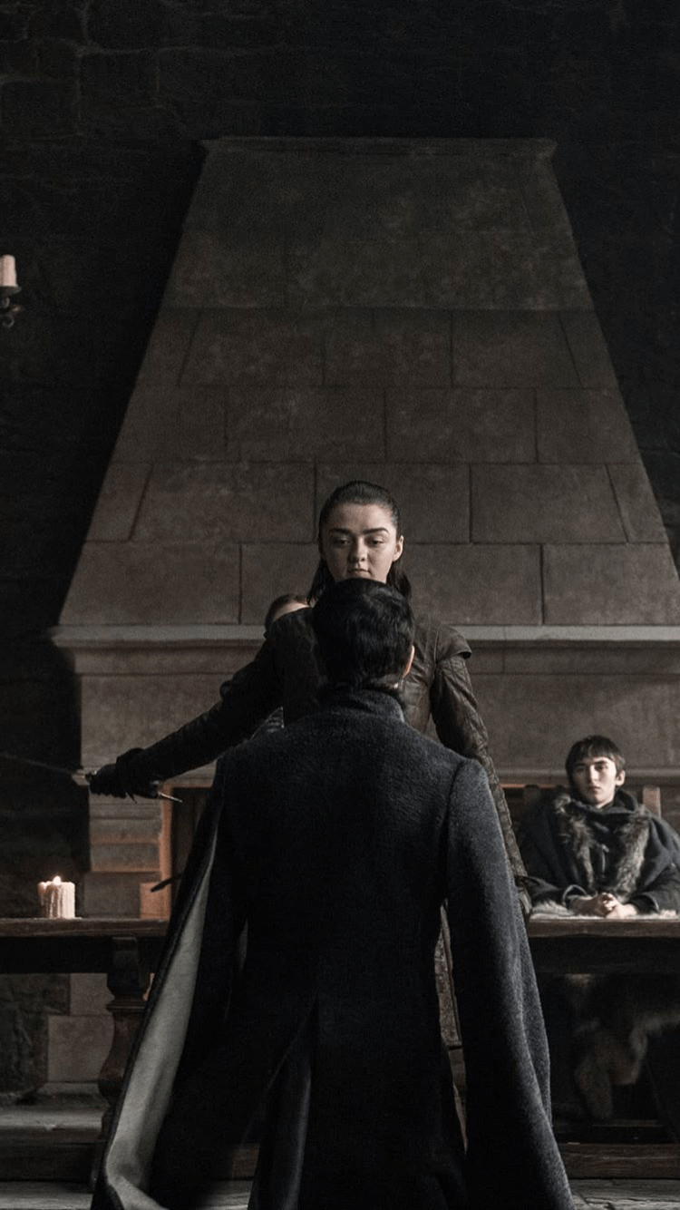 750x1334 EntertainmentArya Stark wallpaper. Digging The Iconic