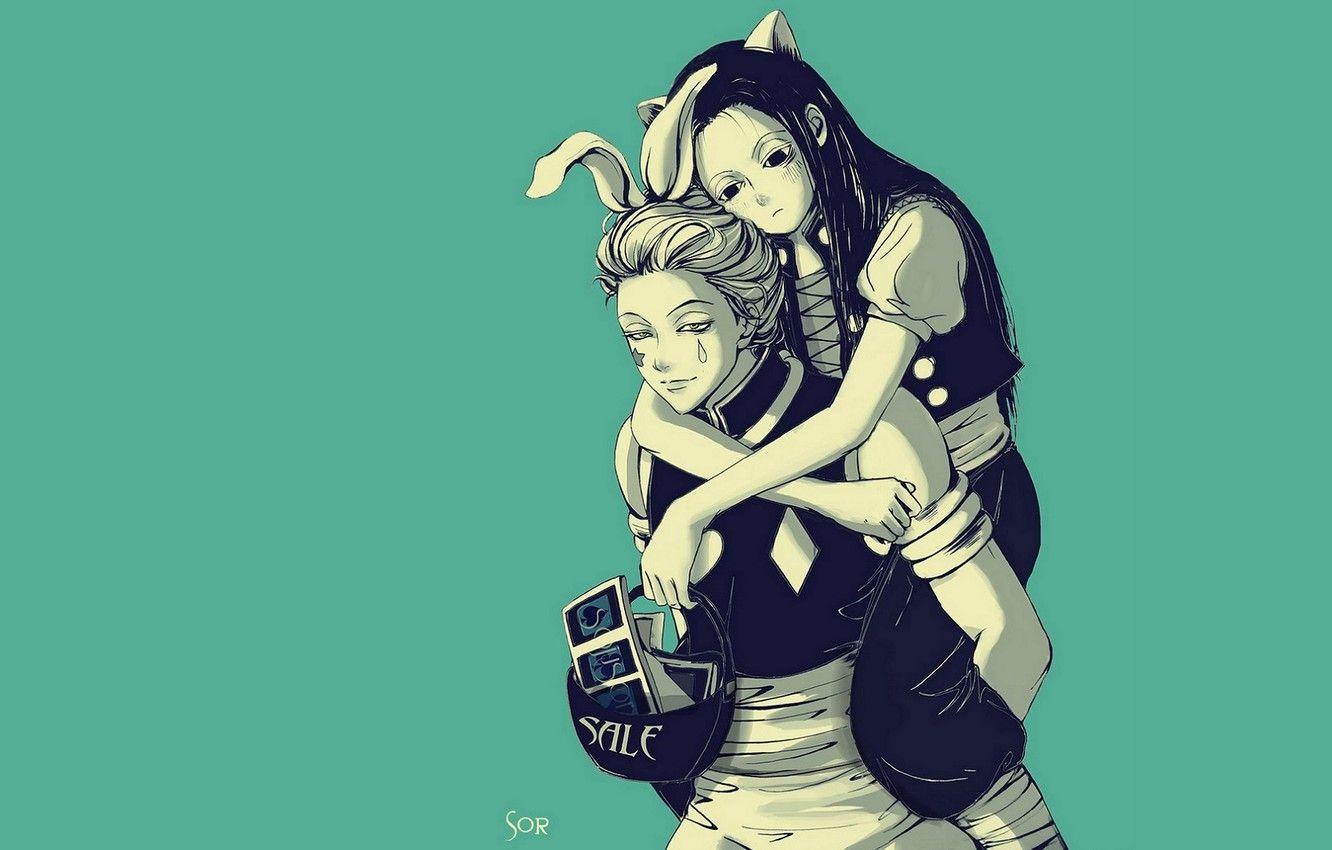 1332x850 Wallpaper background, art, the guy, Hunter x Hunter, Hunter x hunter, Hisoka, ILLUMI image for desktop, section сёнэн