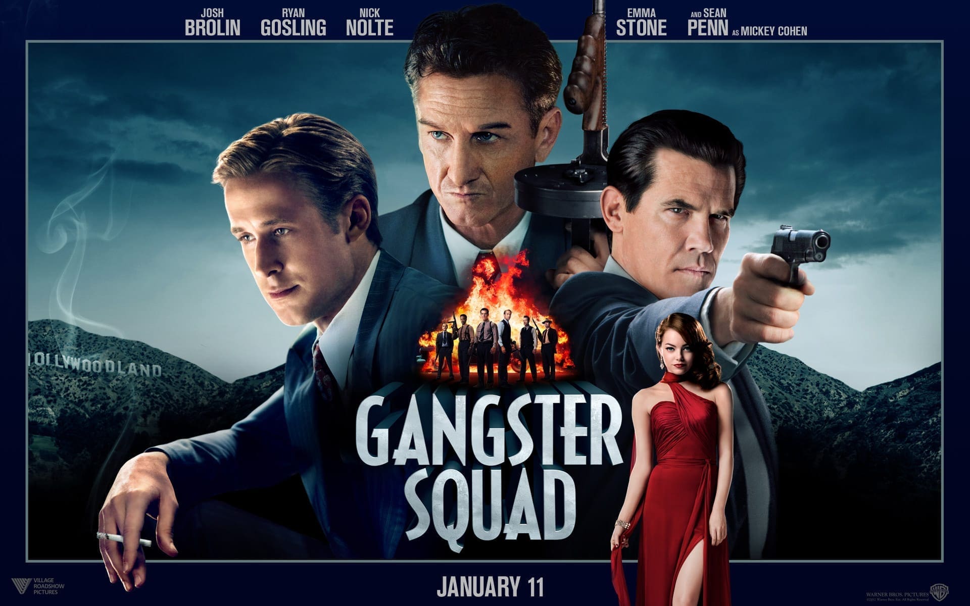 1920x1200 Gangster Squad Review. Geek News Network