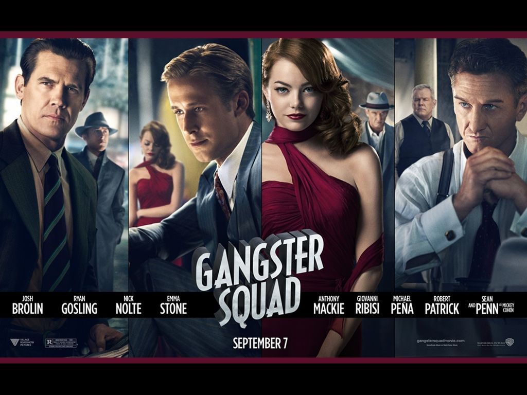 1024x768 Gangster Squad HQ Movie Wallpaper