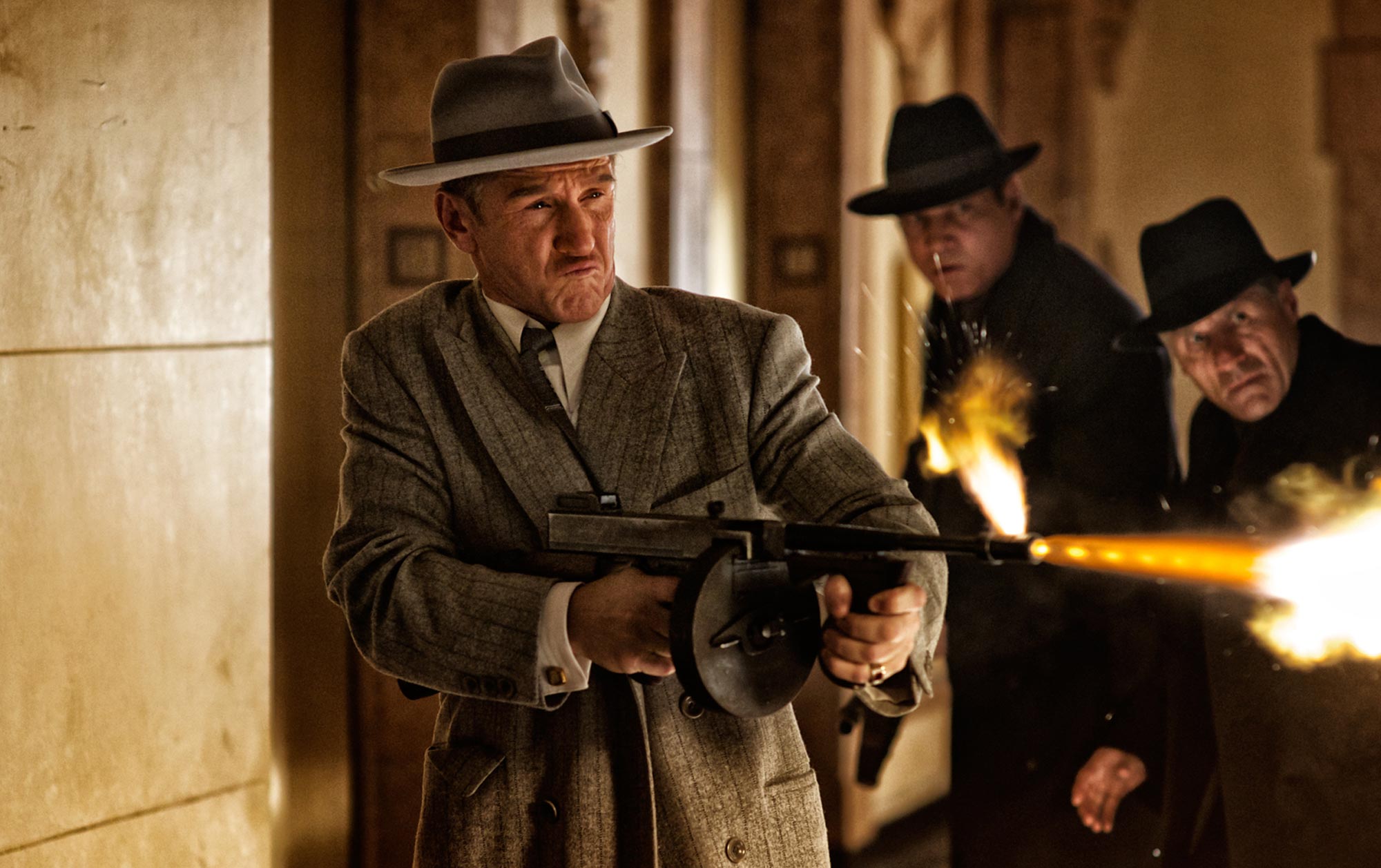 2000x1257 Movie Gangster Squad HD Wallpaper