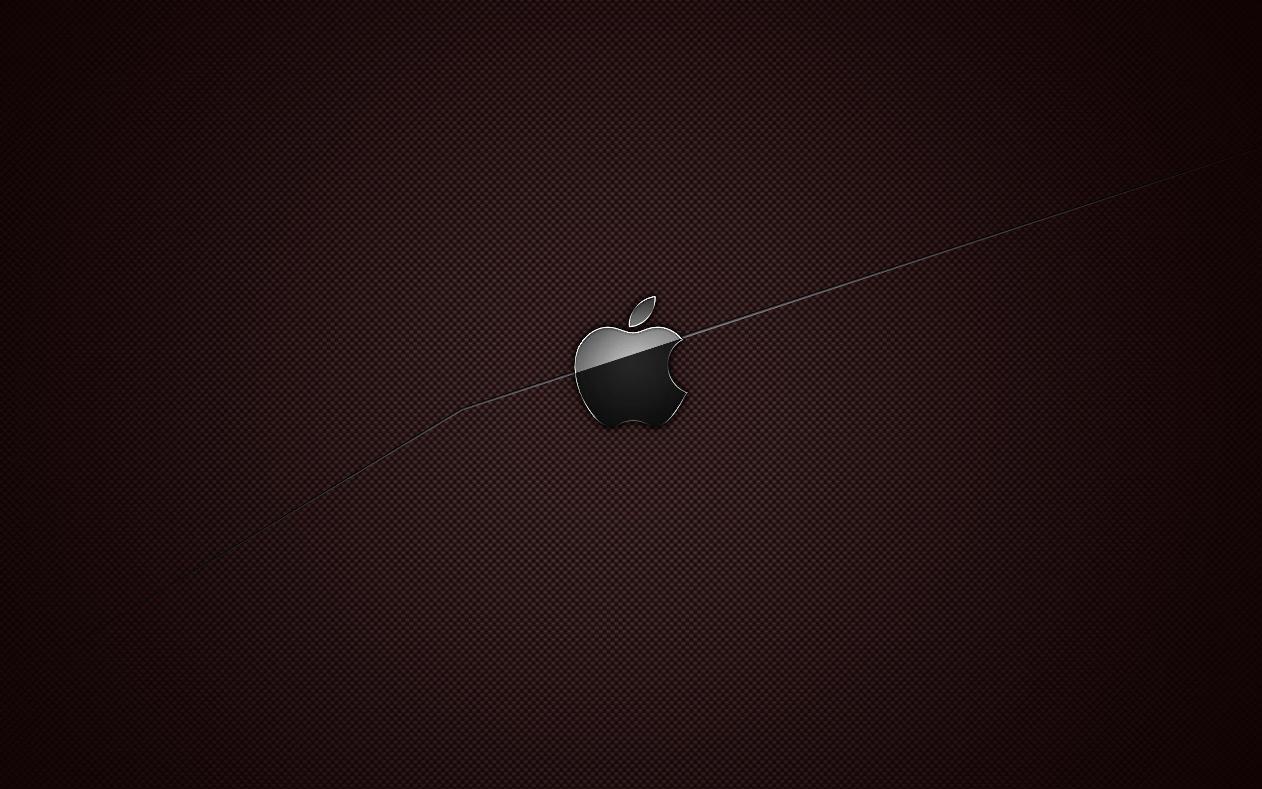 2560x1600 Free Download Leather Apple Wallpaper