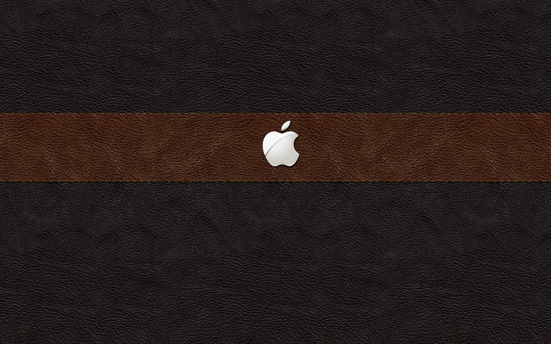 Brown Apple Logo Wallpaper For Mac