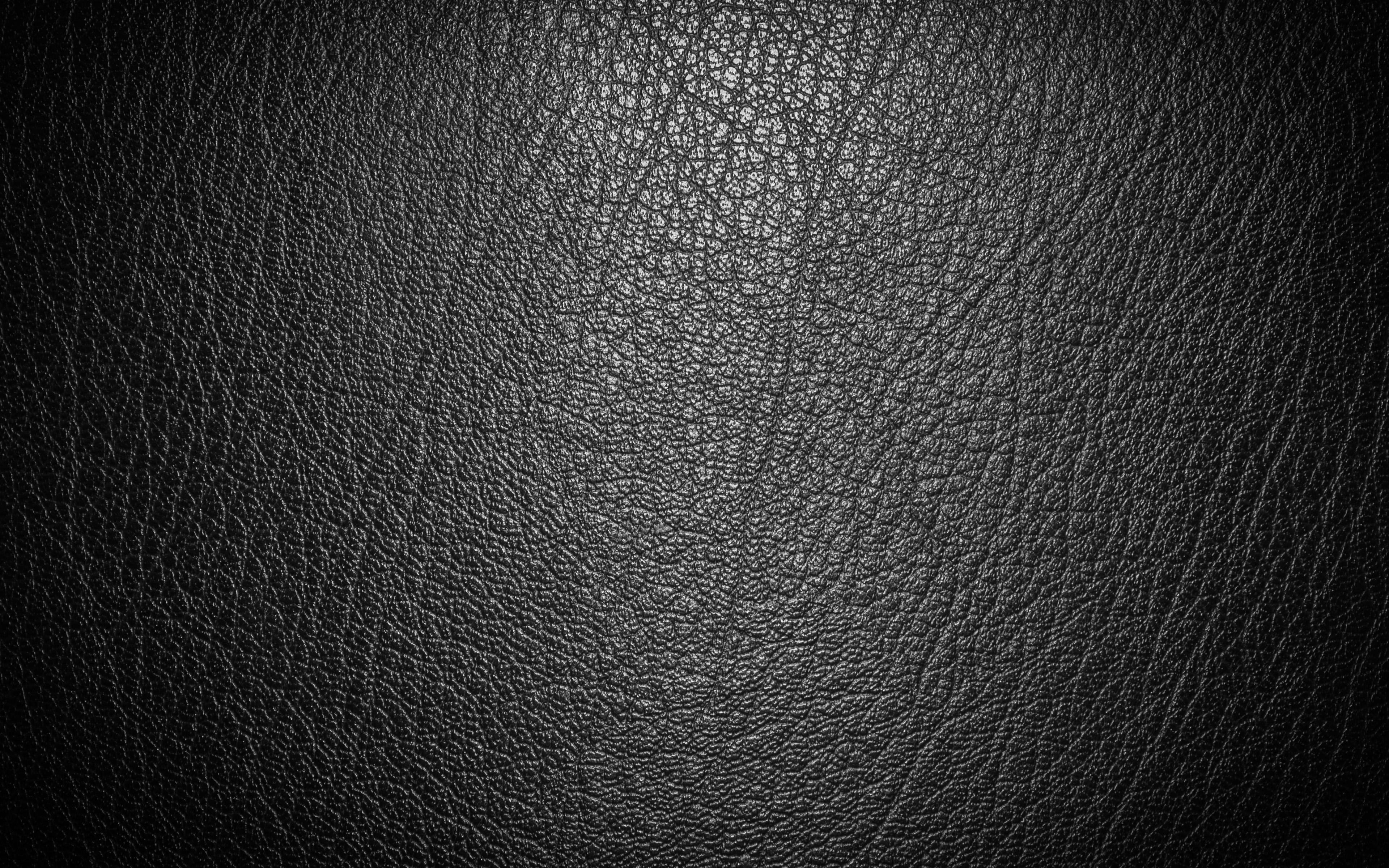 Black Leather 4K Wallpaper