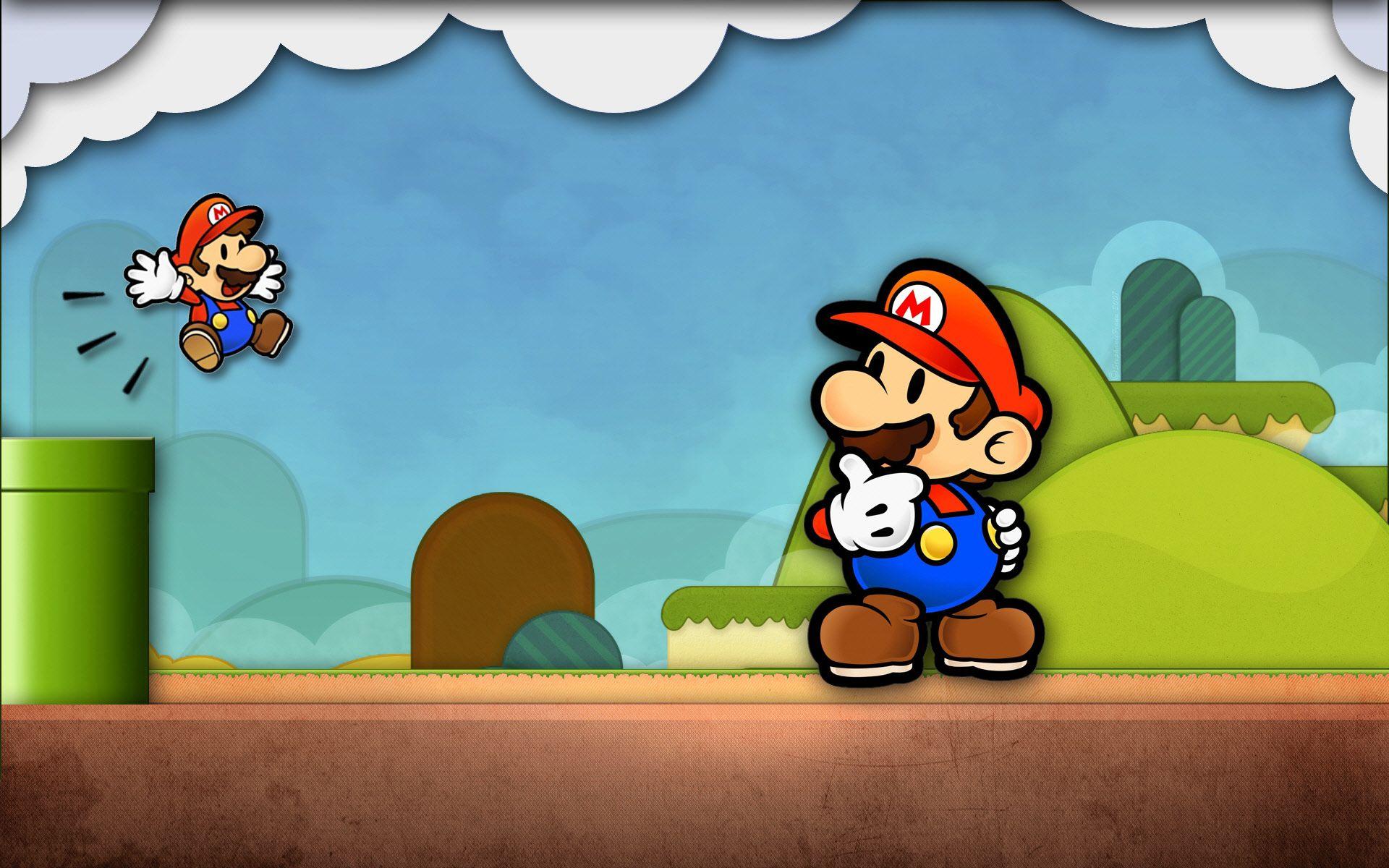 1920x1200 Cartoon Mario