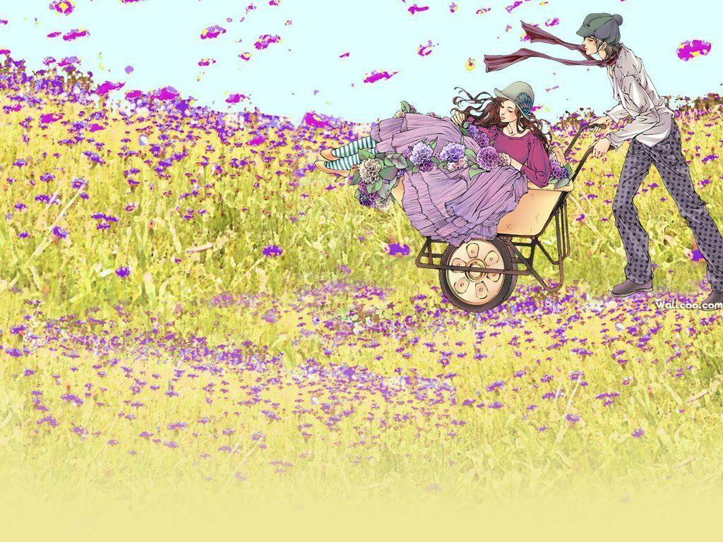 1024x768 Selected Korean Style Wallpaper Korean Wallpaper Cartoon