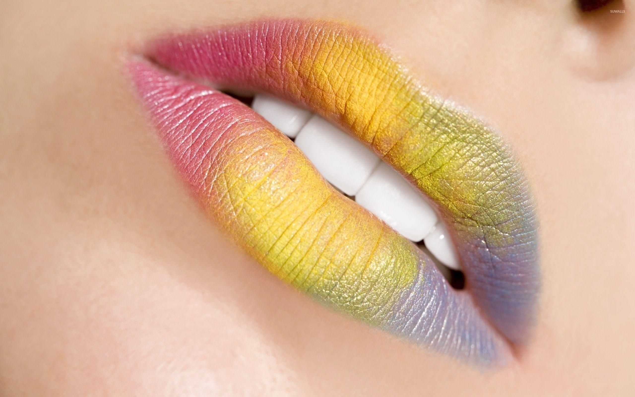 2560x1600 Rainbow Lipstick wallpaper wallpaper