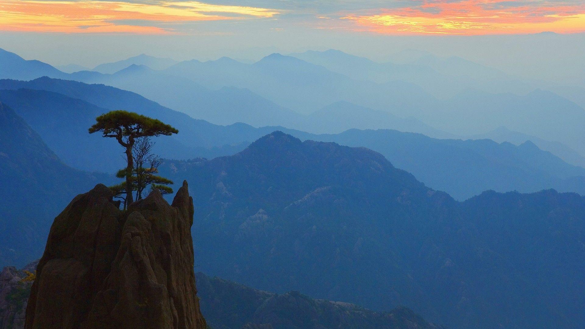1920x1080 Mountains white China scenic wallpaperx1080