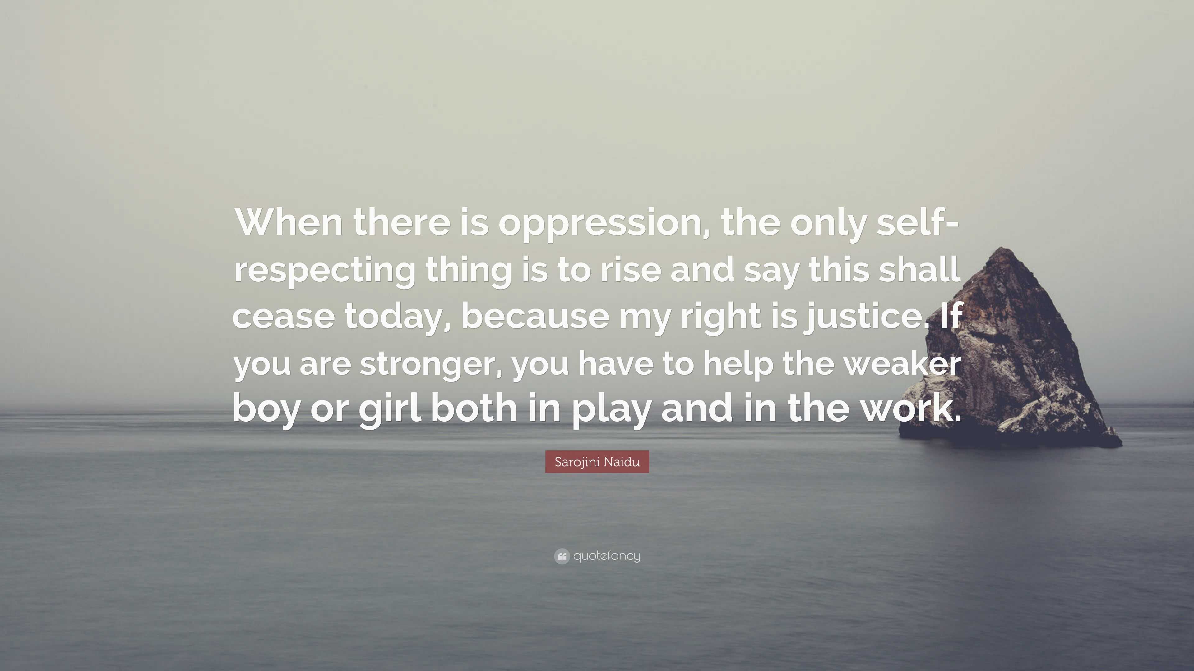 3840x2160 Sarojini Naidu Quote: “When there is