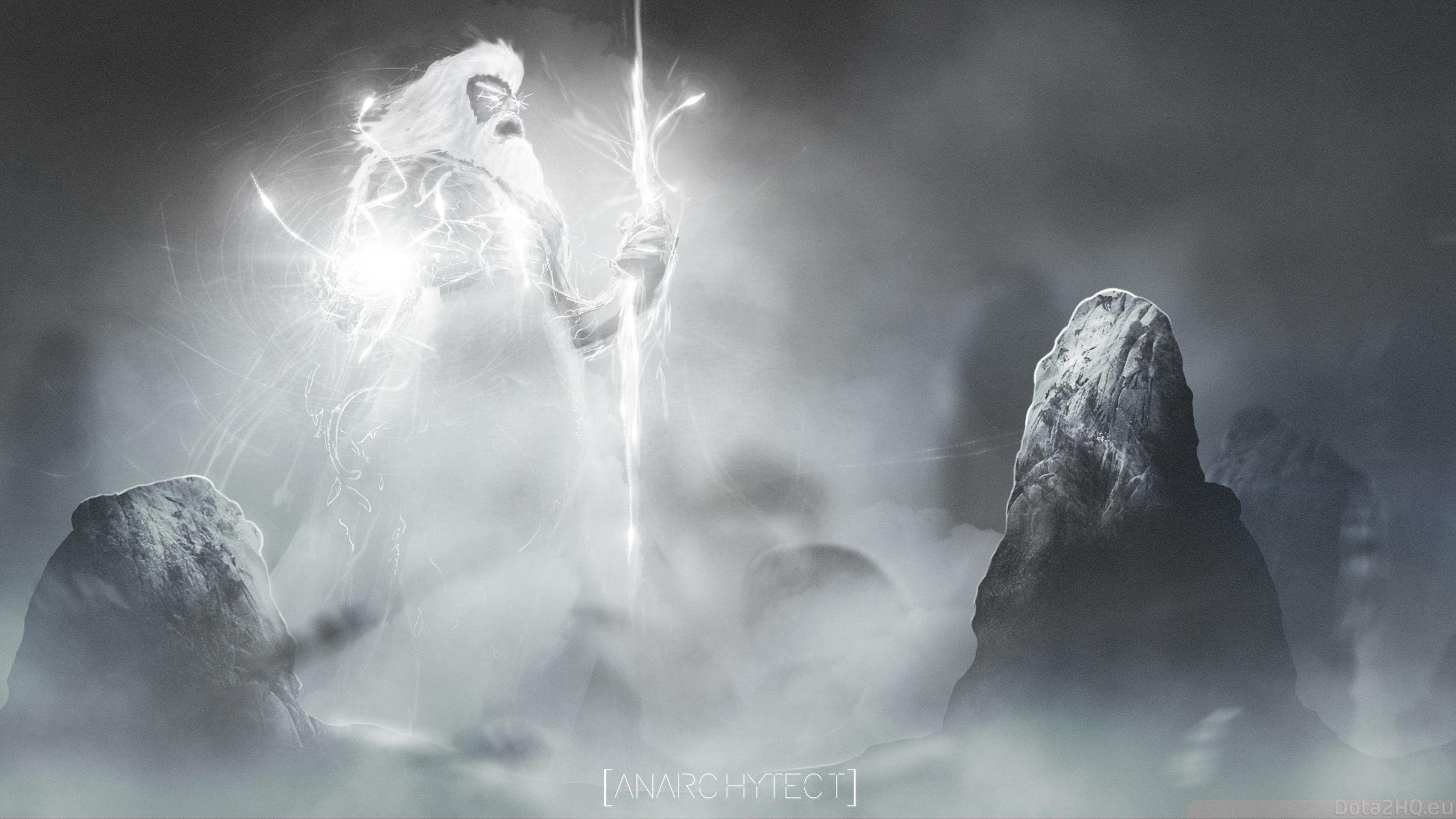 2560x1440 Zeus the Thundergod Fan Art 2 Wallpaper