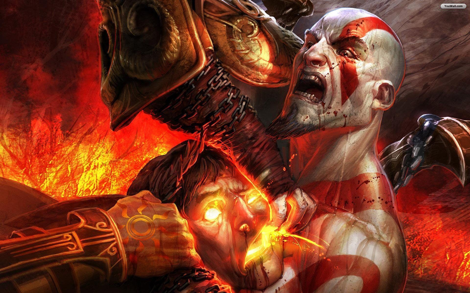 1920x1200 God of War Kratos Vs Zeus wallpaper YouWall God of War