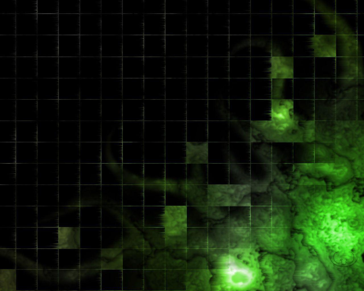1280x1024 Black And Green Background