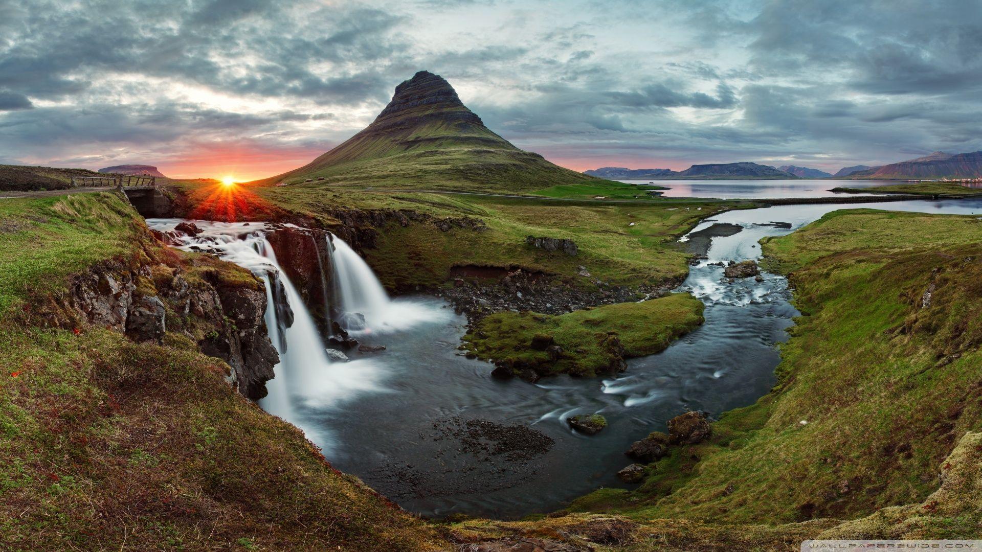1920x1080 Iceland Waterfall ❤ 4K HD Desktop Wallpaper for 4K Ultra HD
