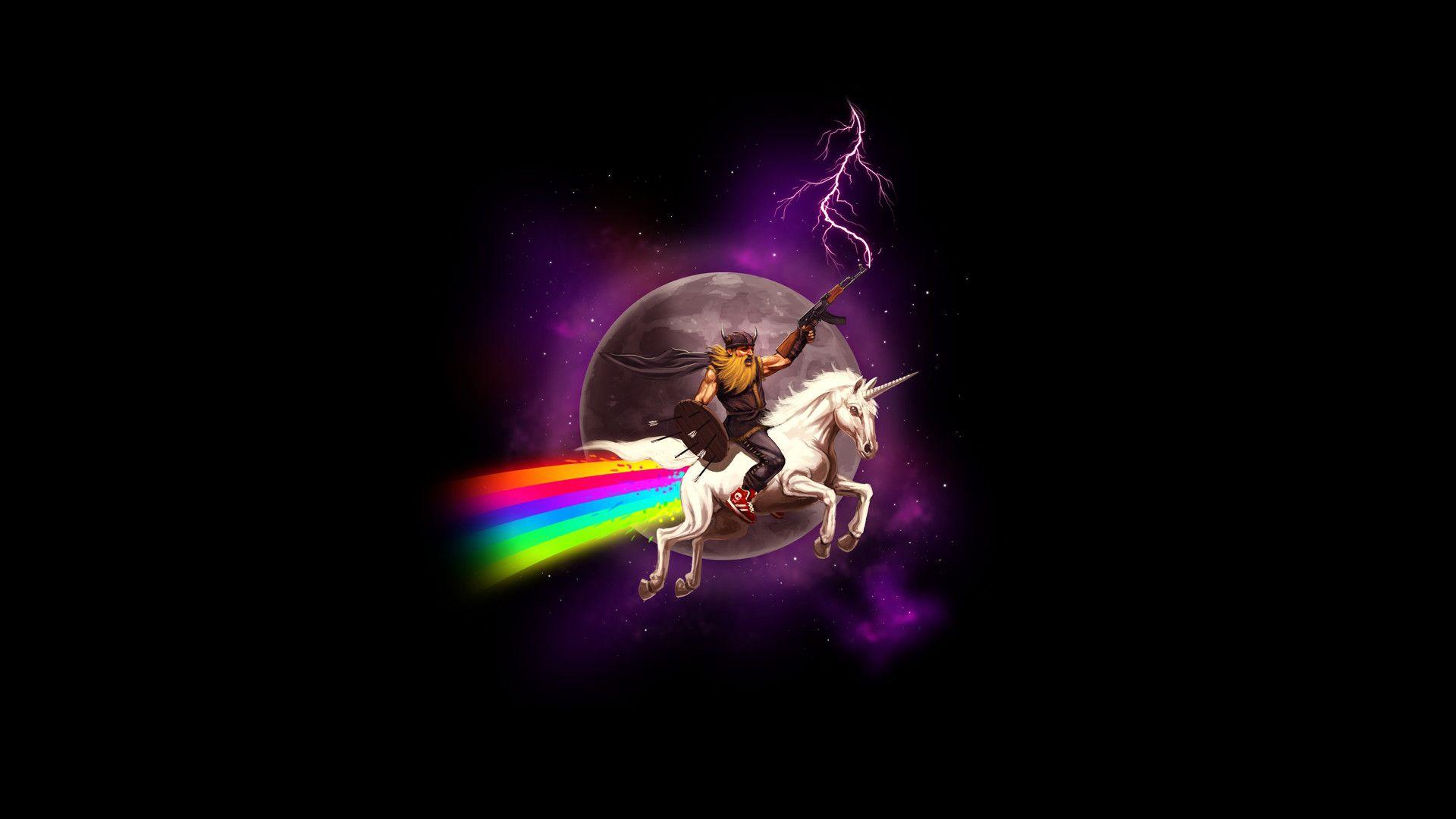 1920x1080 Funny Unicorn Wallpaper