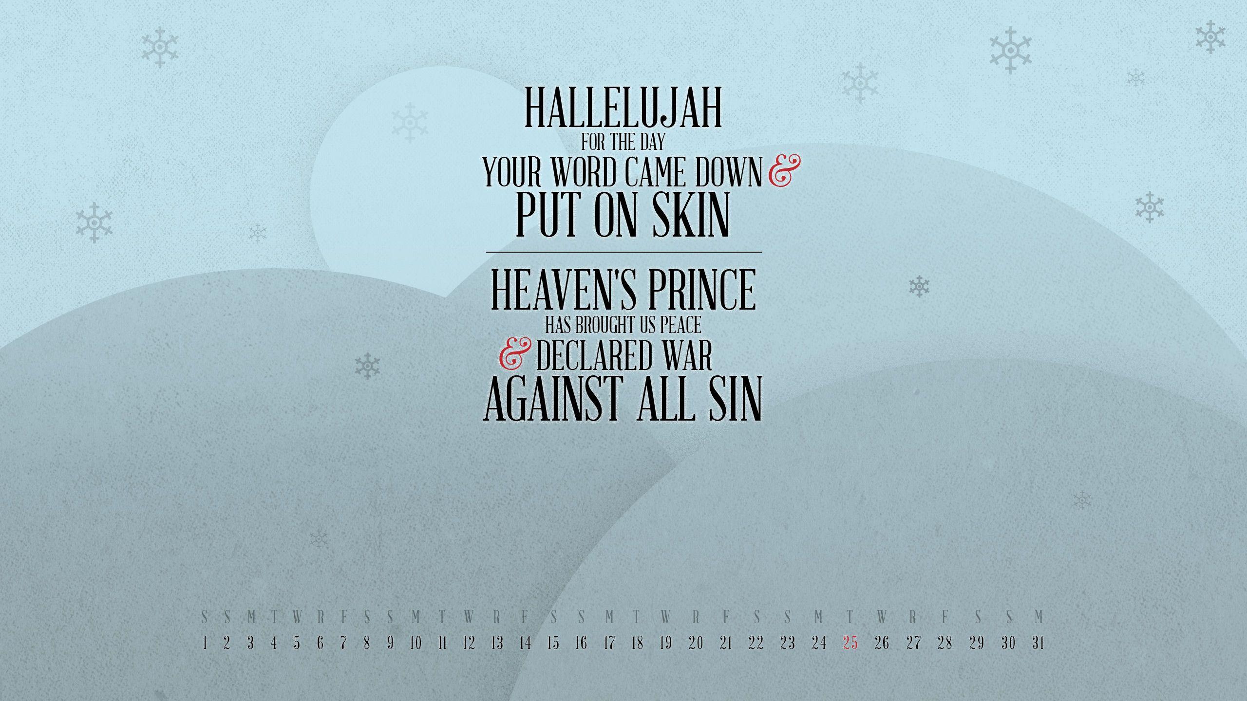 2560x1440 Free Desktop Wallpaper Calendars: December 2012