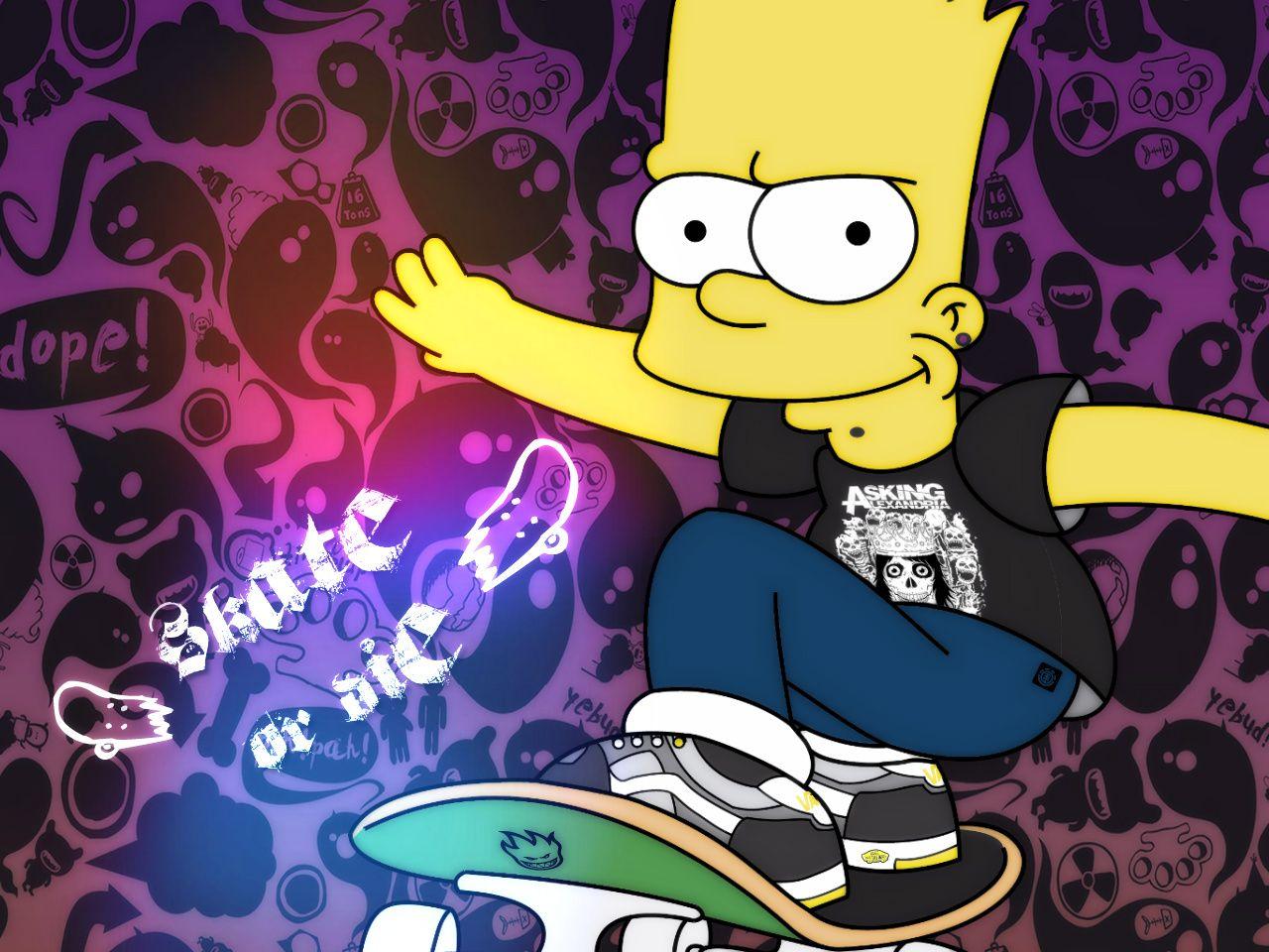 1280x960 Bart Simpson Gangster Wallpaper Bart Simpson Gangster