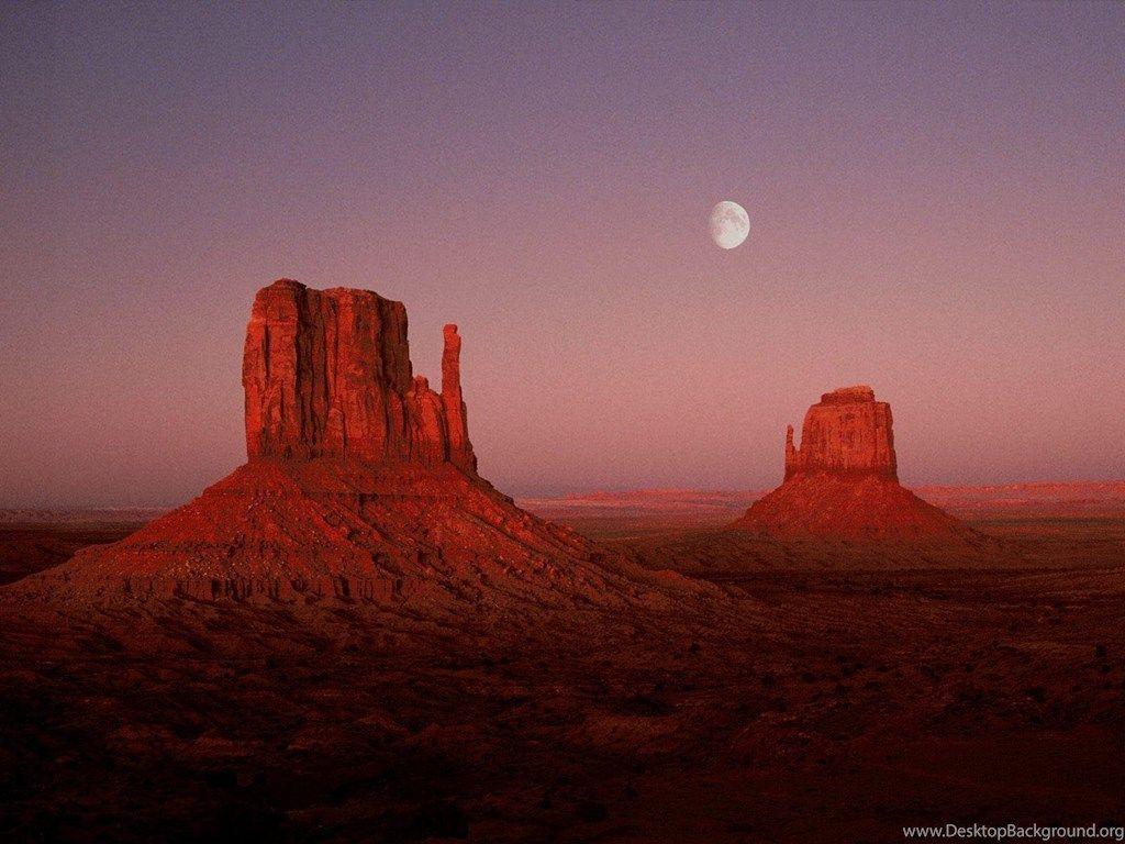 1024x768 MOONRISE MONUMENT VALLEY ARIZONA UTAH MONUMENT DESERT HD