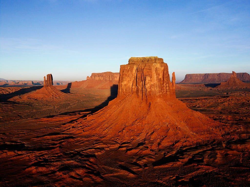 1024x768 Grand Canyon, Arizona, Sun, desert, mountains, nature HD