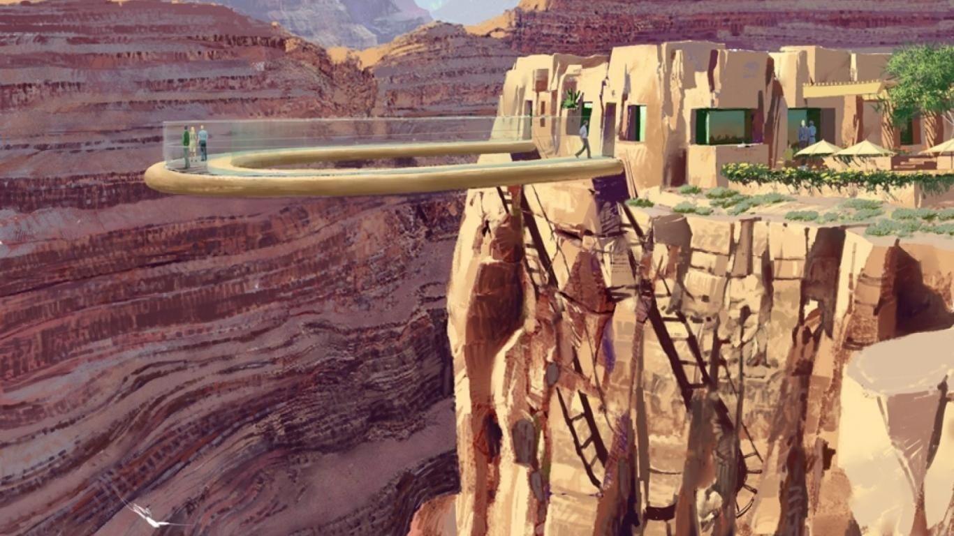 1366x768 Back To 95 Grand Canyon Wallpaper Canyon Skywalk