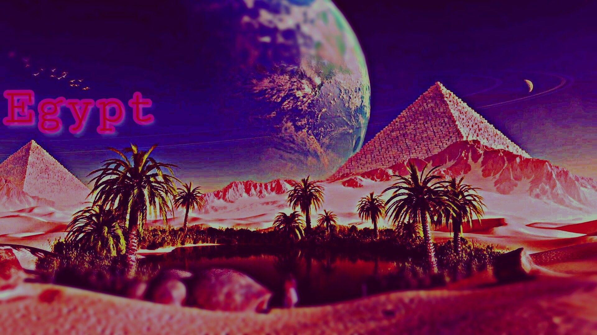 1920x1080 Desert Oasis Wallpaper