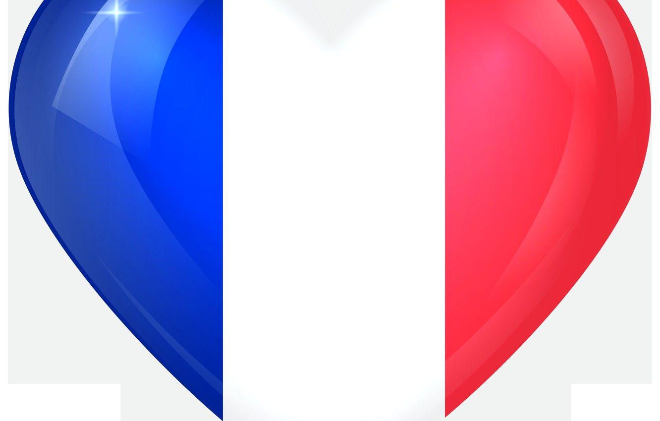 1332x850 Wallpaper France, Flag, Heart, French, French Flag, Flag Of
