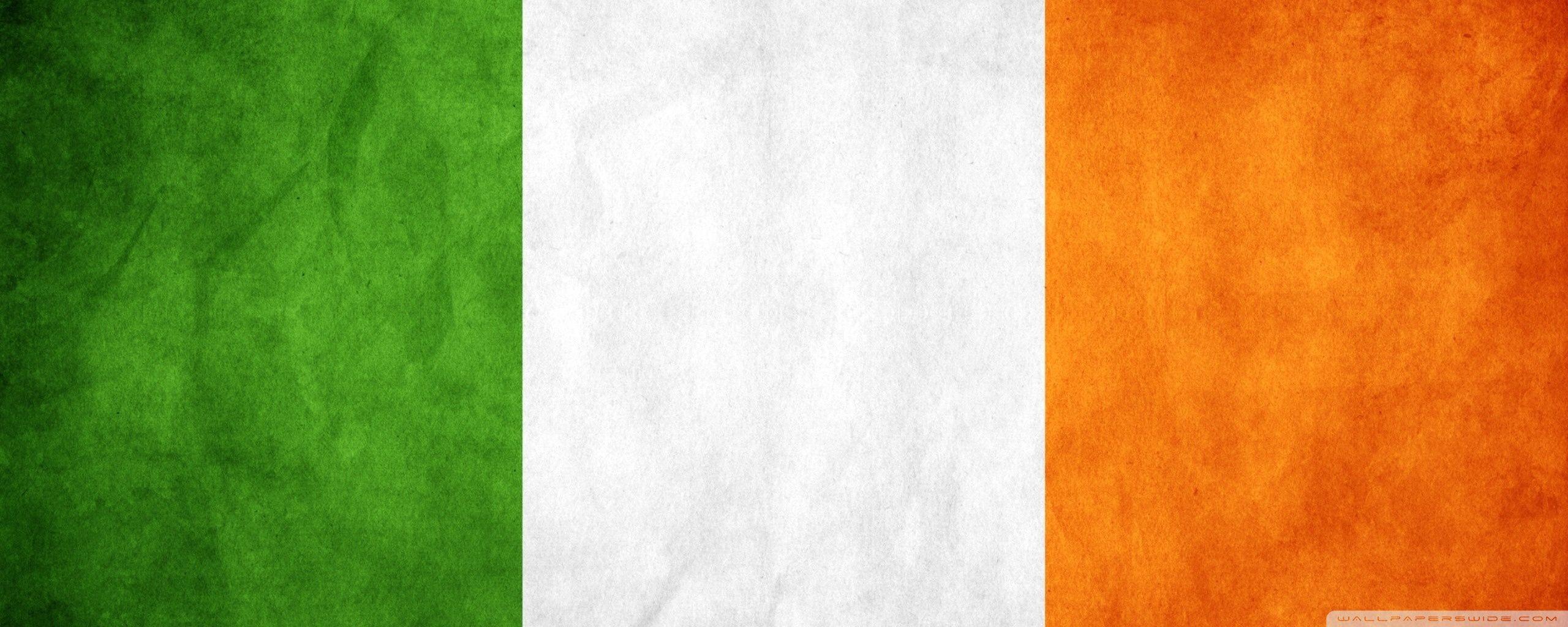 2560x1024 Ireland Flag ❤ 4K HD Desktop Wallpaper for 4K Ultra HD TV