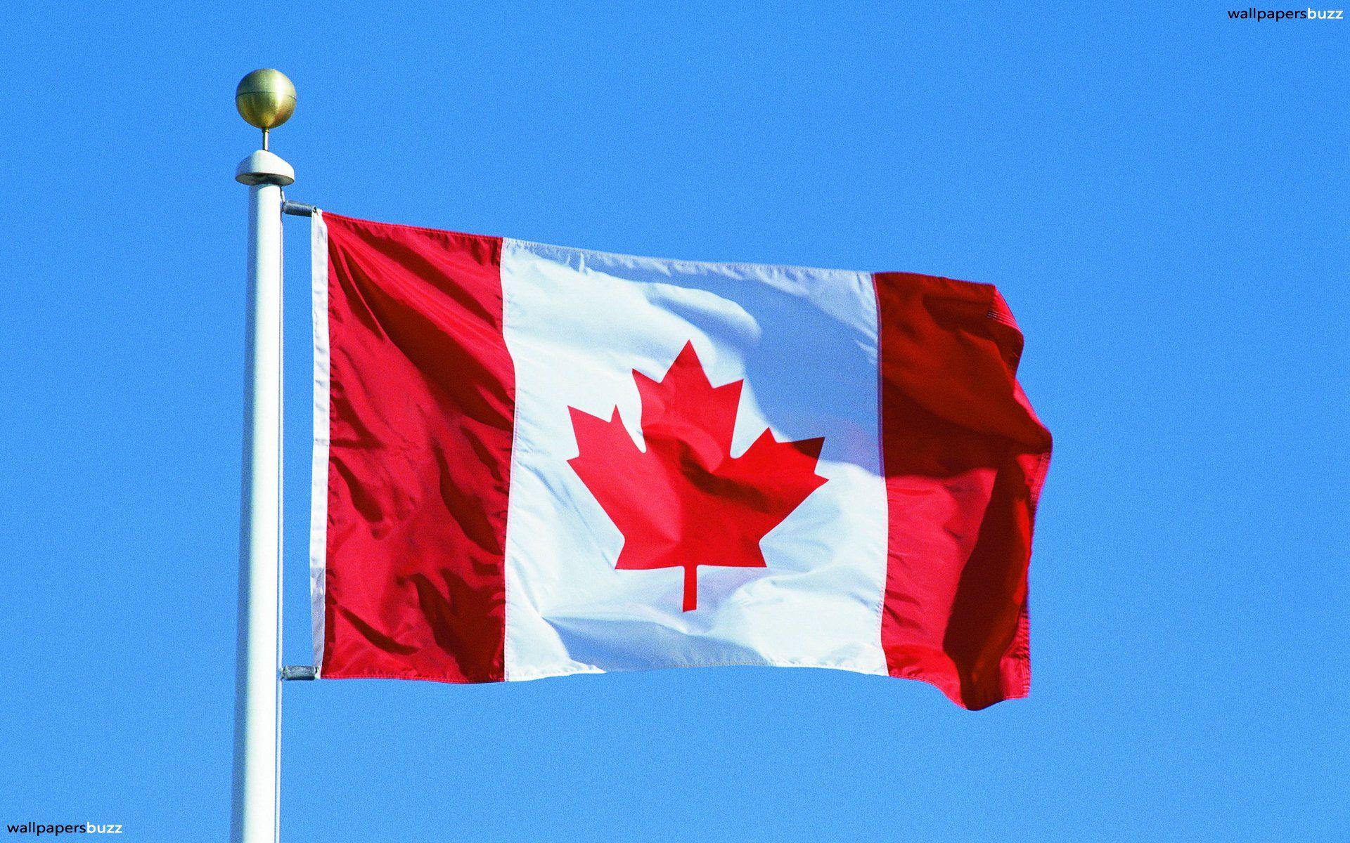 1920x1200 The traditional flag of Canada HD Wallpaper