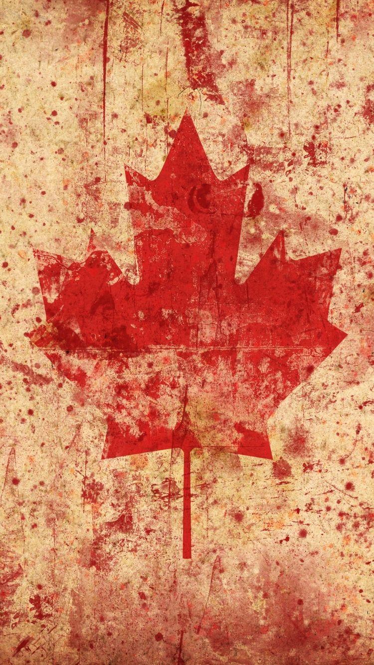 750x1334 Canada Flag Wallpaper HD Picture