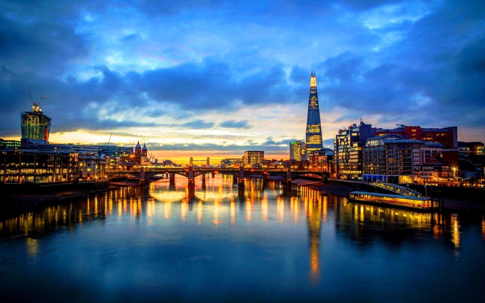 London Skyline at Night Wallpapers - Top Free London Skyline at Night