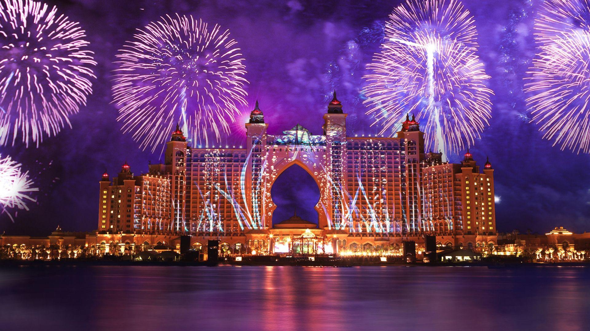 1920x1080 Awesome Dubai City Night Wallpaper With HD Image Wallpaper